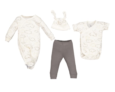 Foto 1 | Conjunto para Bebé Niño Bam-Bu 4 Piezas