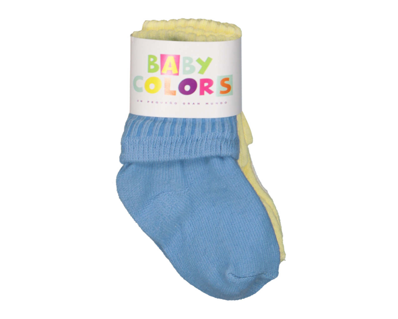 Foto 4 pulgar | Calcetas Baby Colors para Bebé Niño 3 Pares