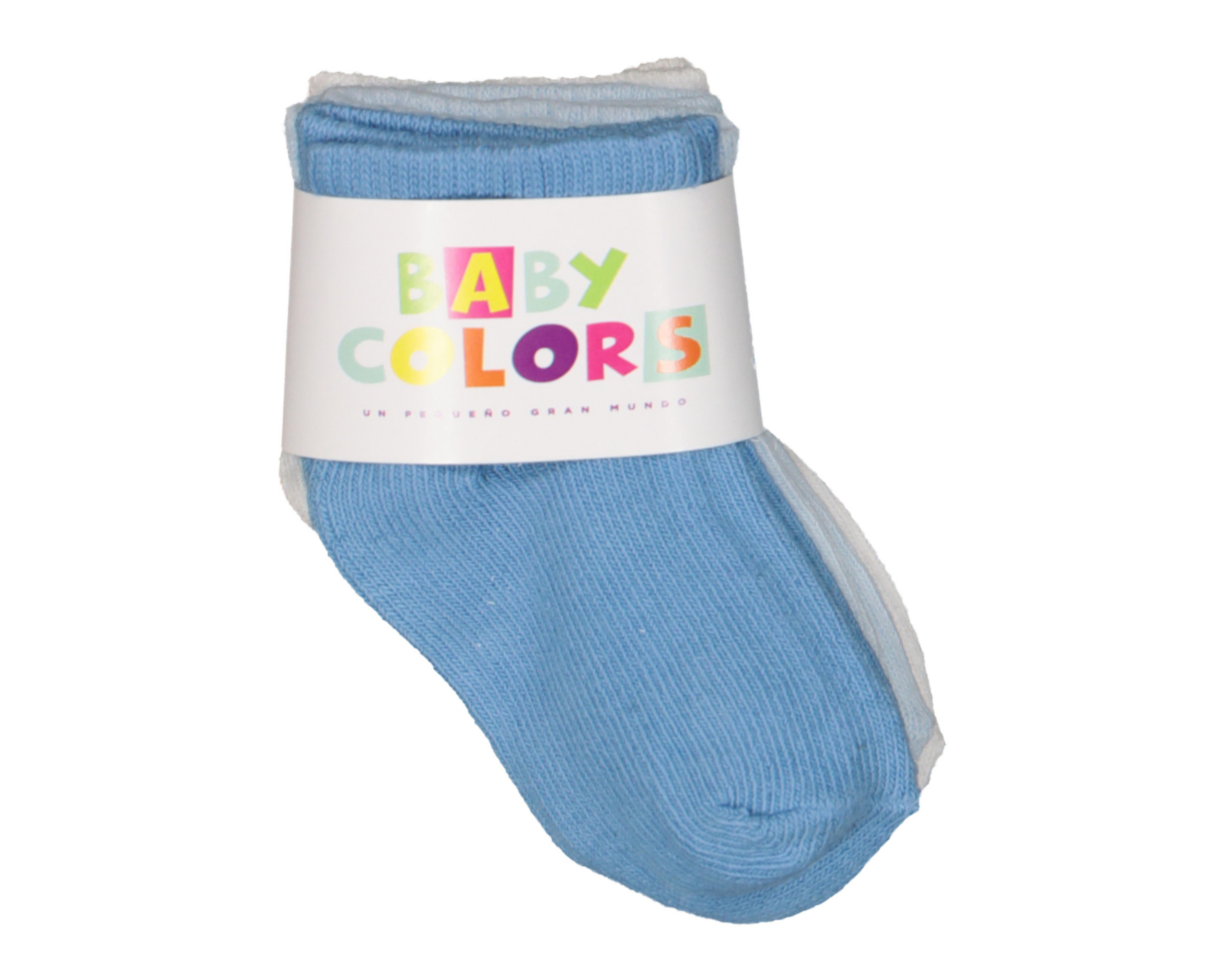 Foto 4 pulgar | Calcetas Baby Colors para Bebé Niño 3 Pares