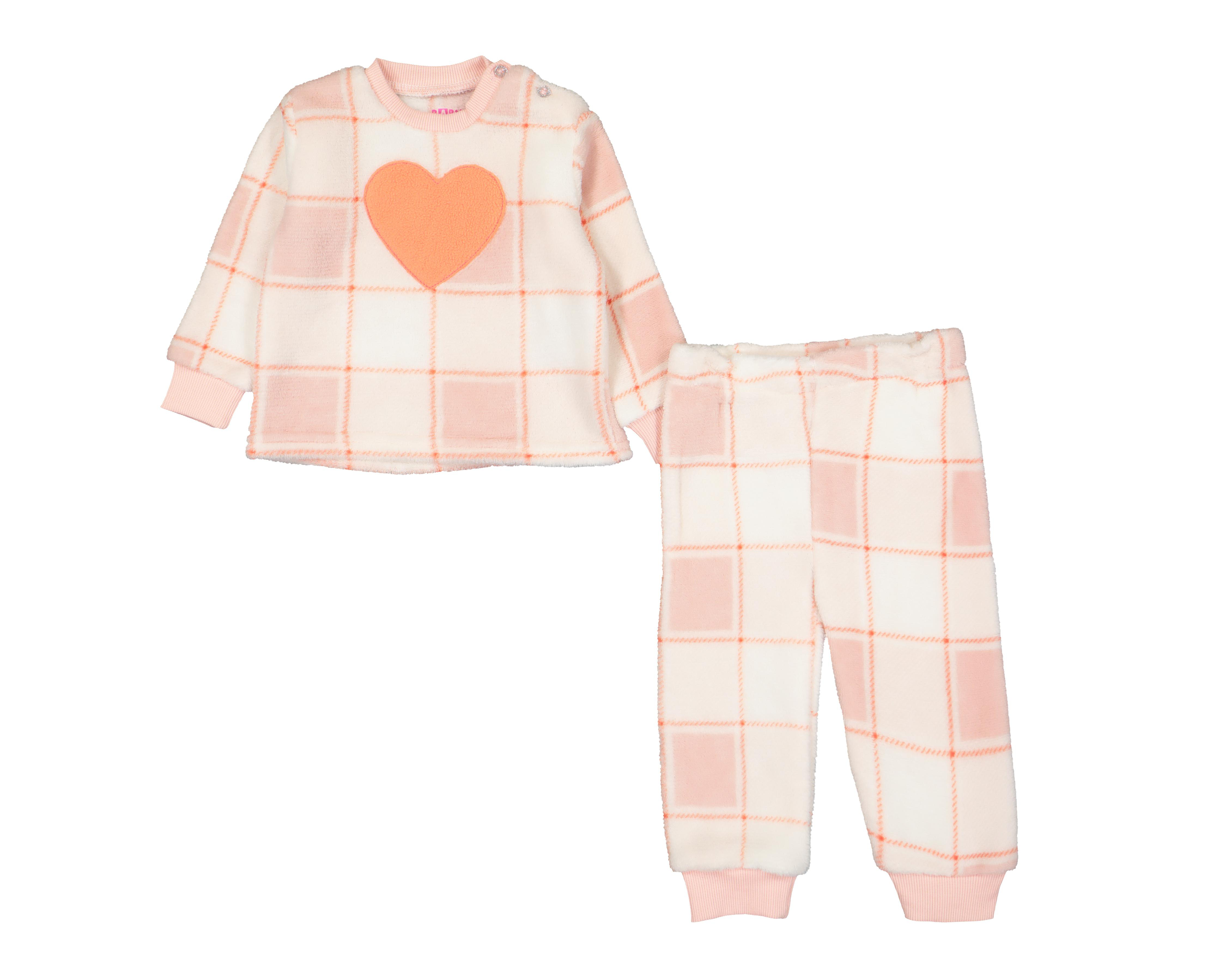 Pijama Baby Colors a Cuadros para Bebé Niña $199