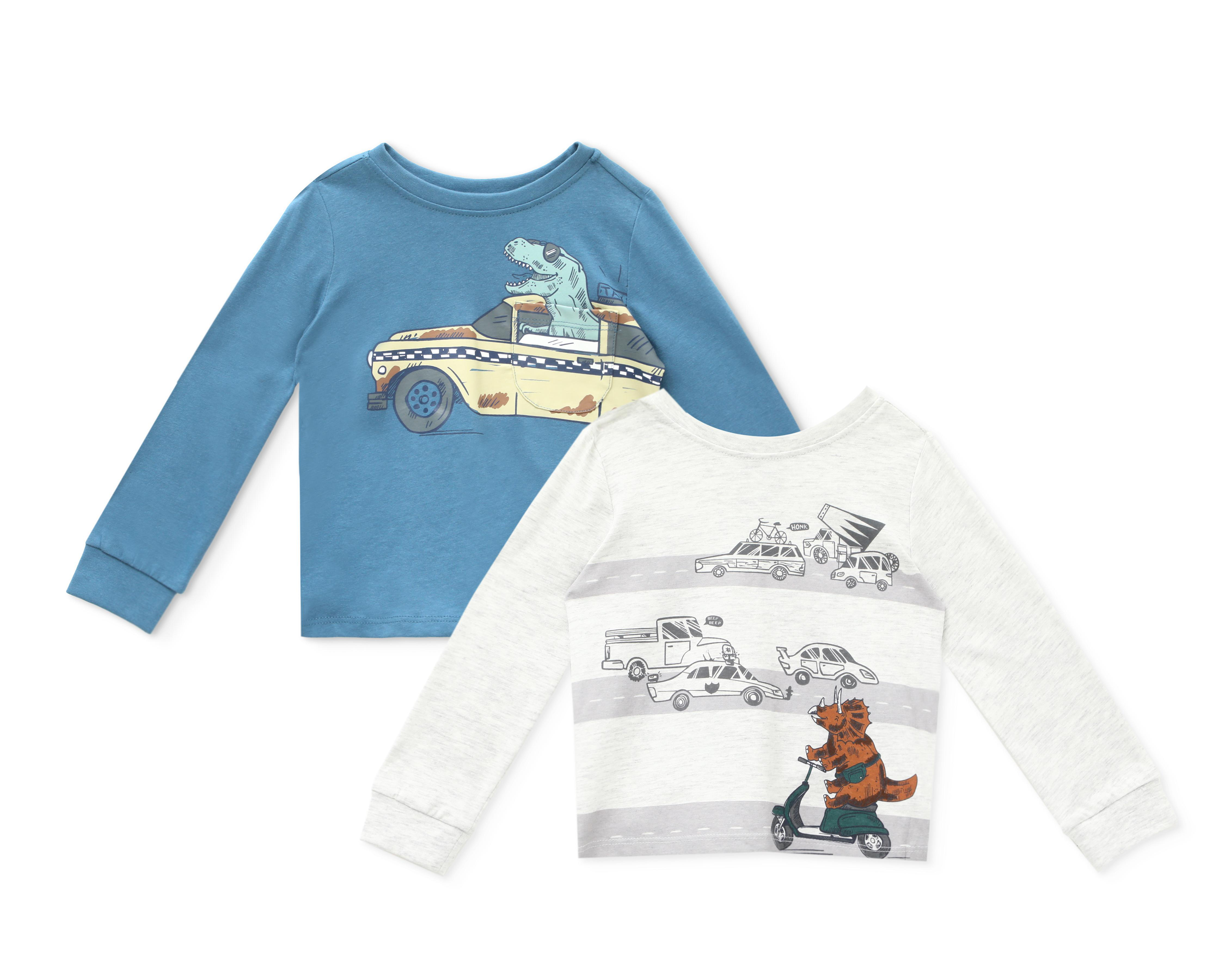 Foto 1 | Playera Lucky Star para Bebé Niño 2 Piezas