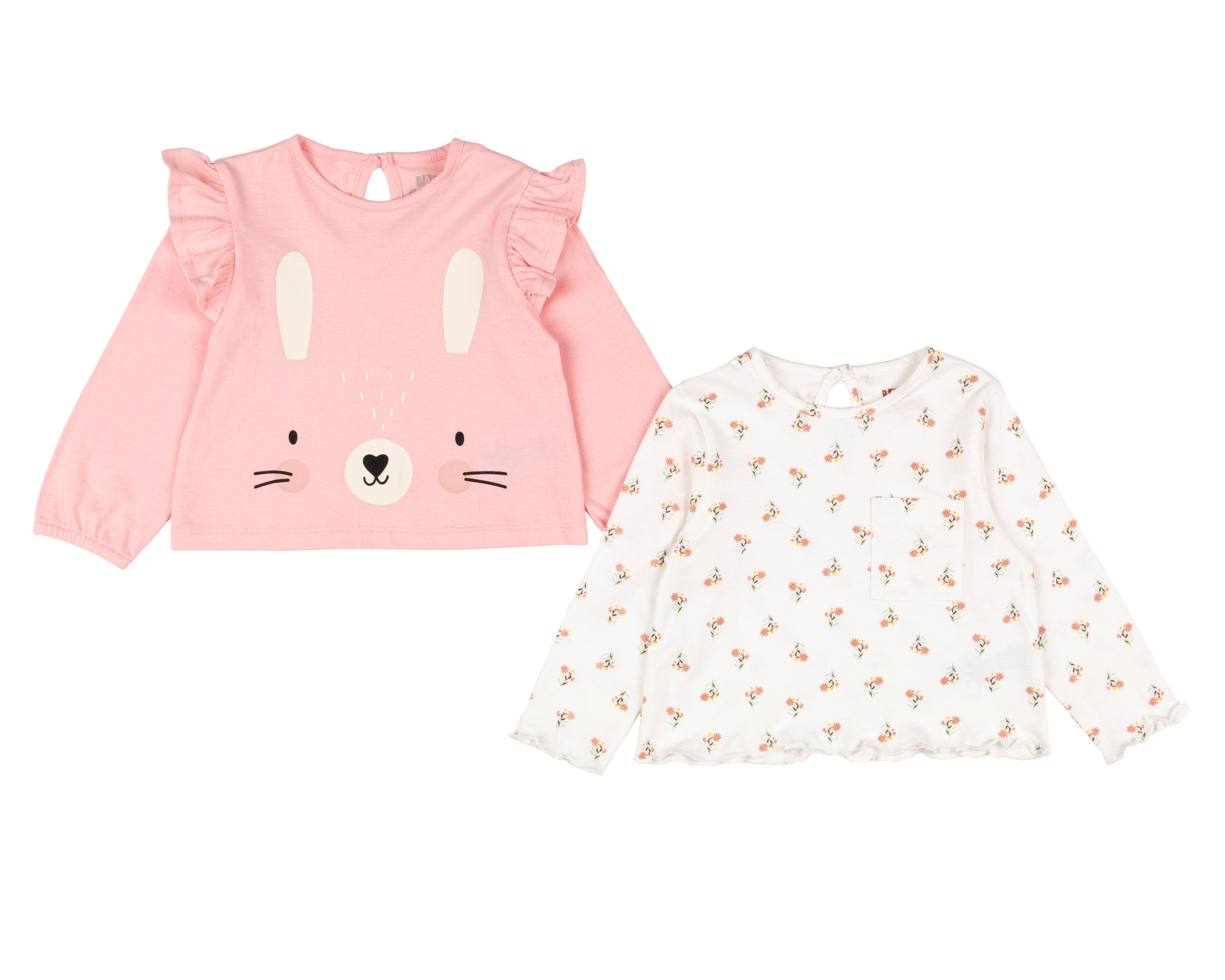 Blusa para Bebé Niña Baby Colors de Algodón 2 Piezas $179