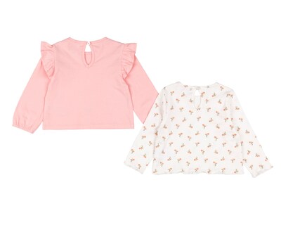 Foto 2 | Blusa para Bebé Niña Baby Colors de Algodón 2 Piezas