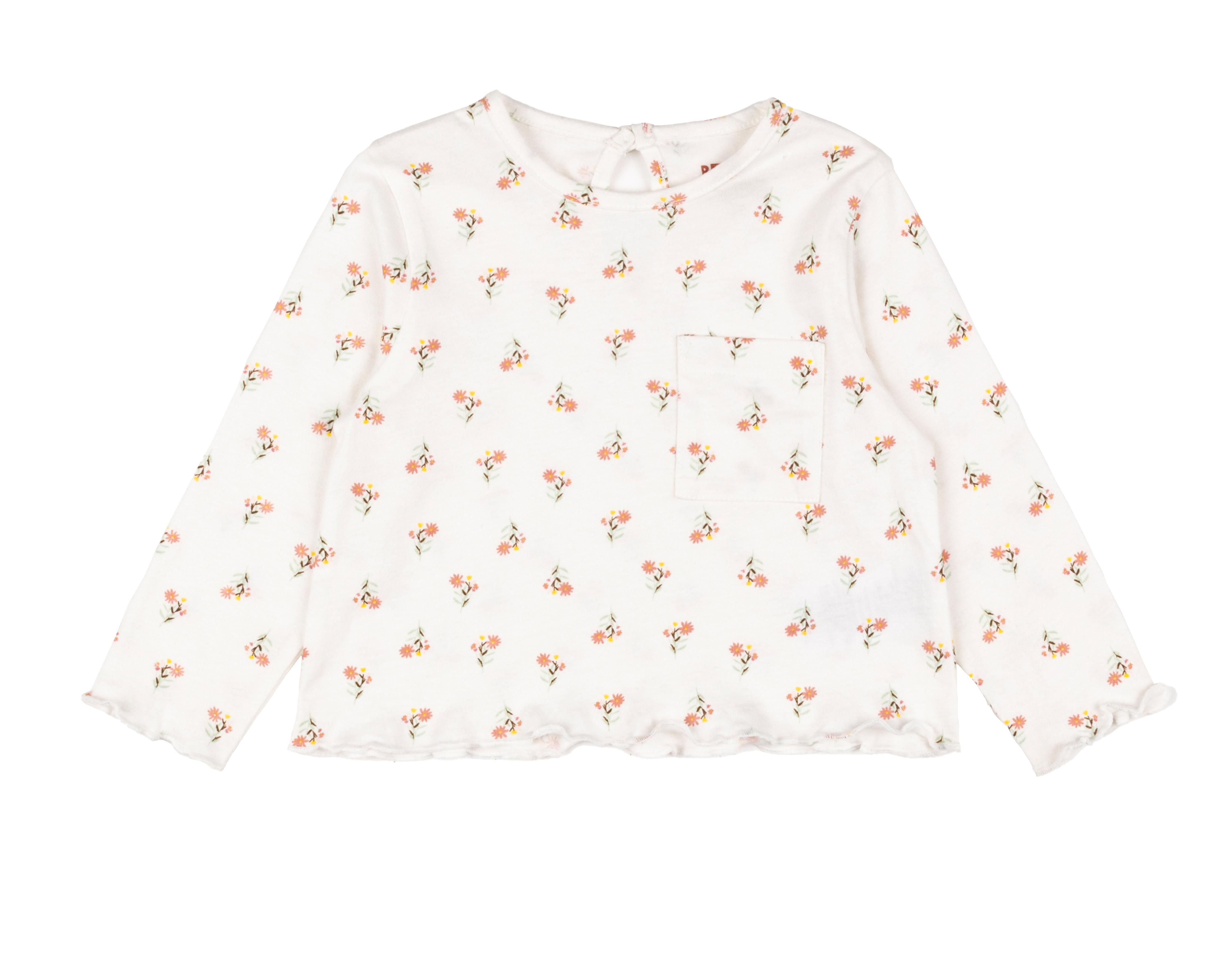 Foto 4 | Blusa Baby Colors de Algodón para Bebé Niña 2 Piezas