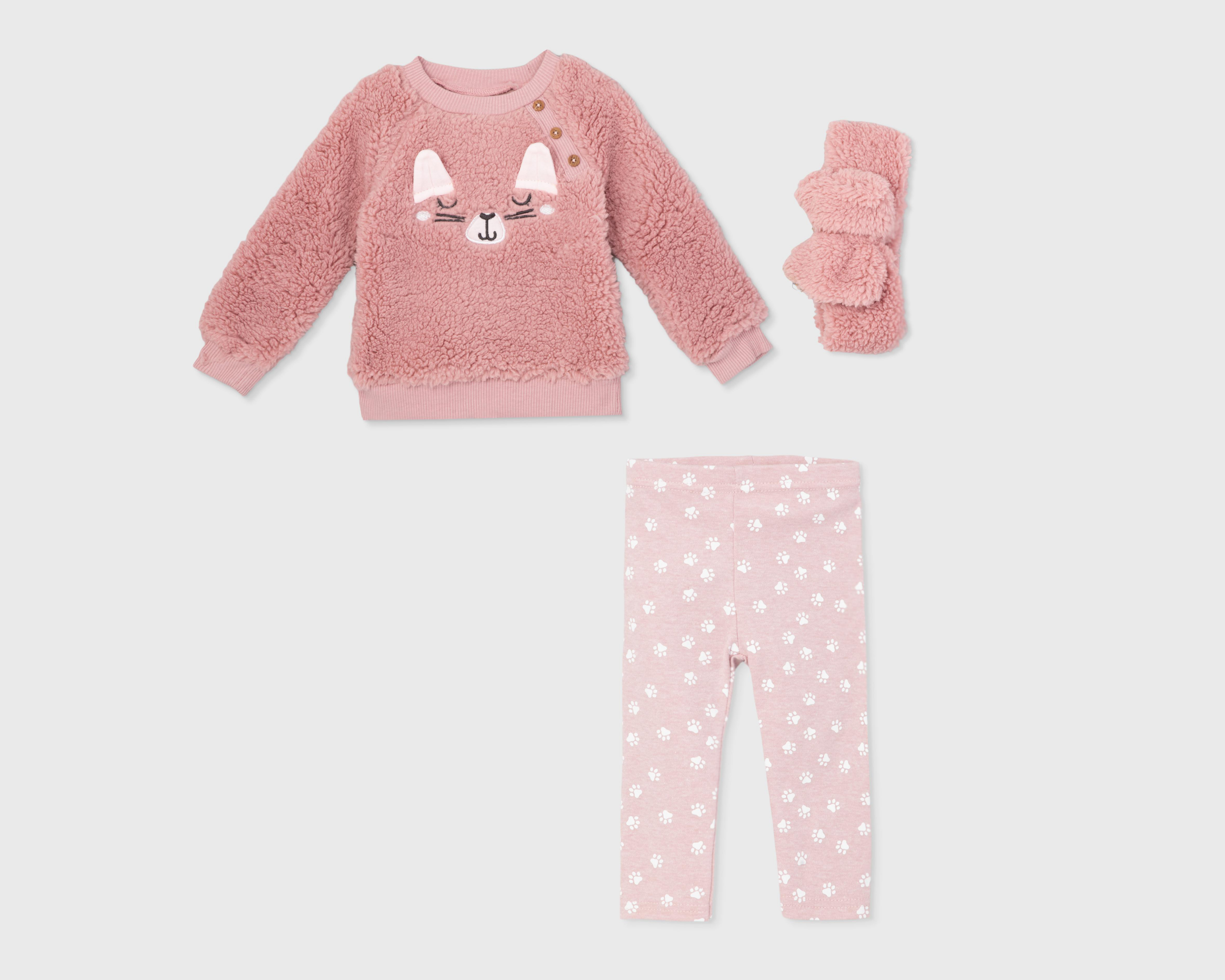 Conjunto Baby Colors para Niña 3 Piezas