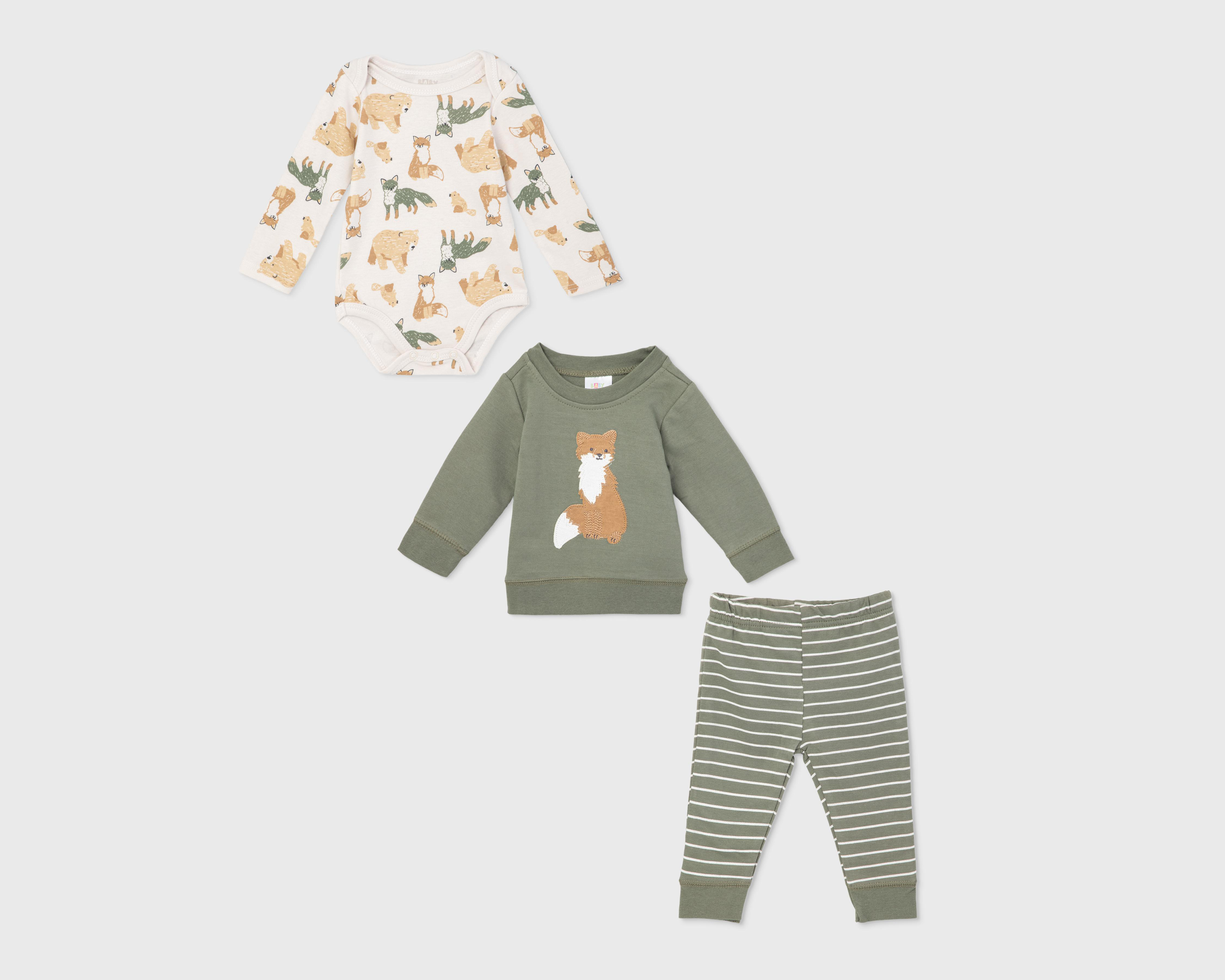 Conjunto para Bebé Niño Baby Colors 3 Piezas $249