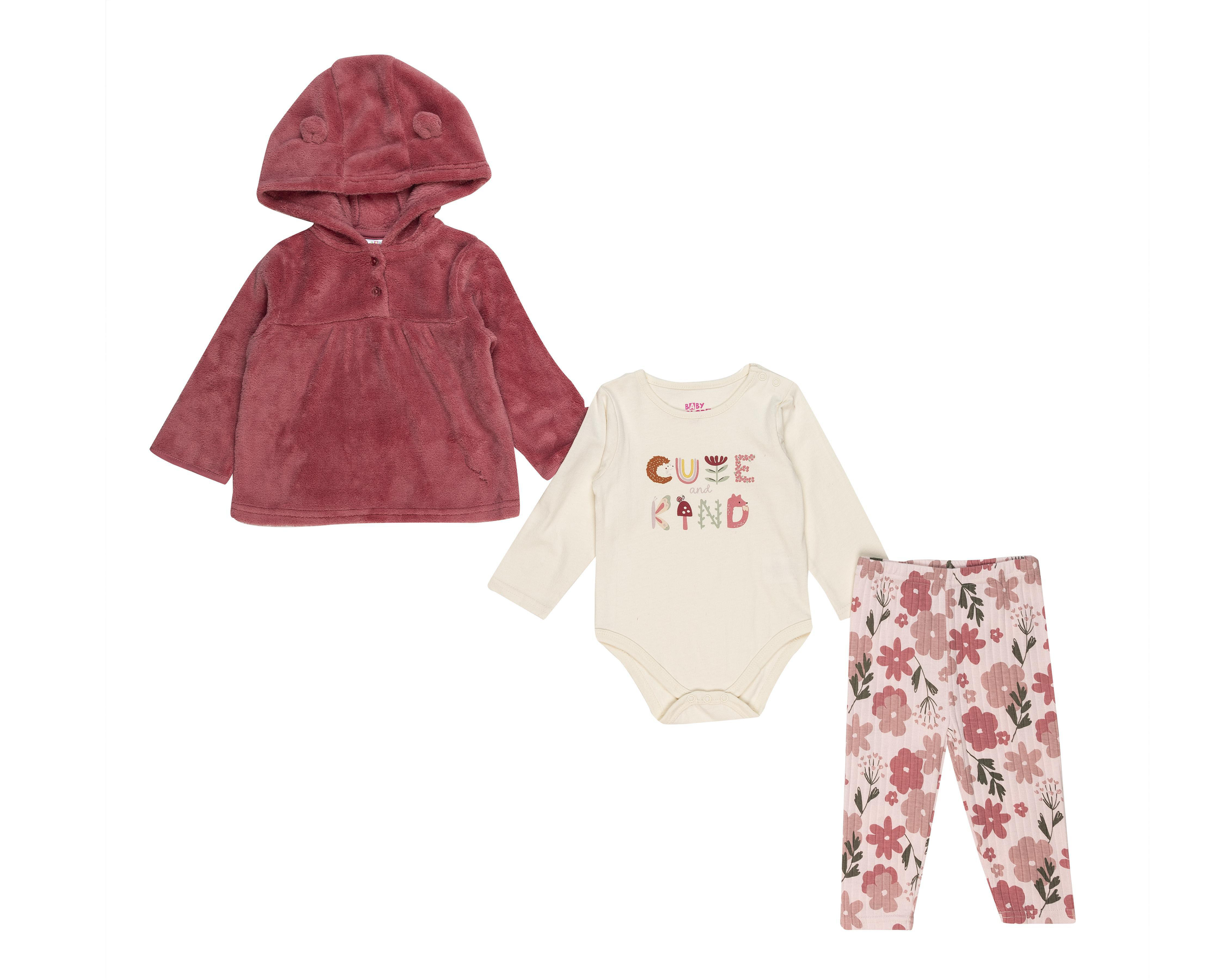 Conjunto Baby Colors para Bebé Niña 3 Piezas $379