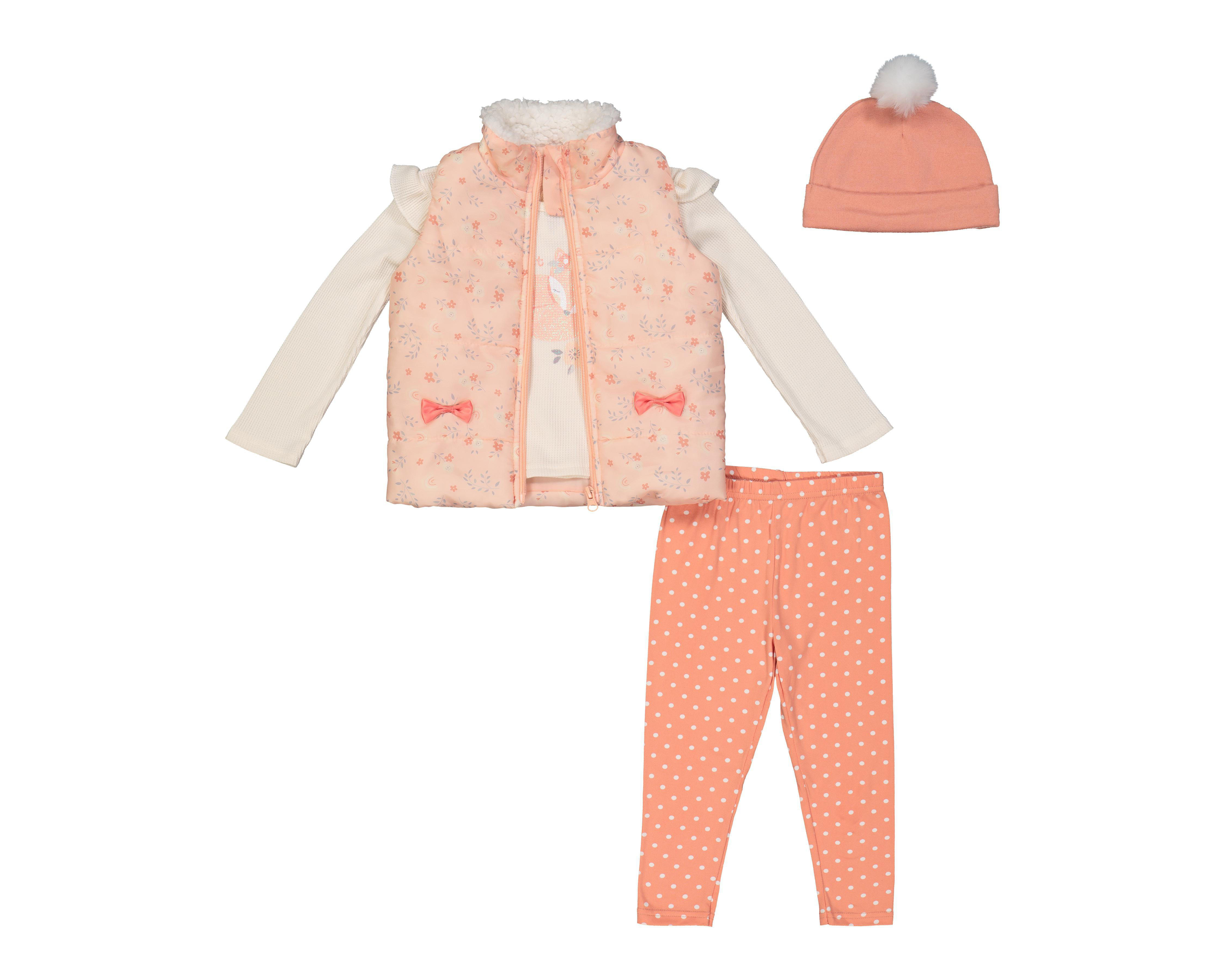 Conjunto Baby Colors para Bebé Niña 4 Piezas