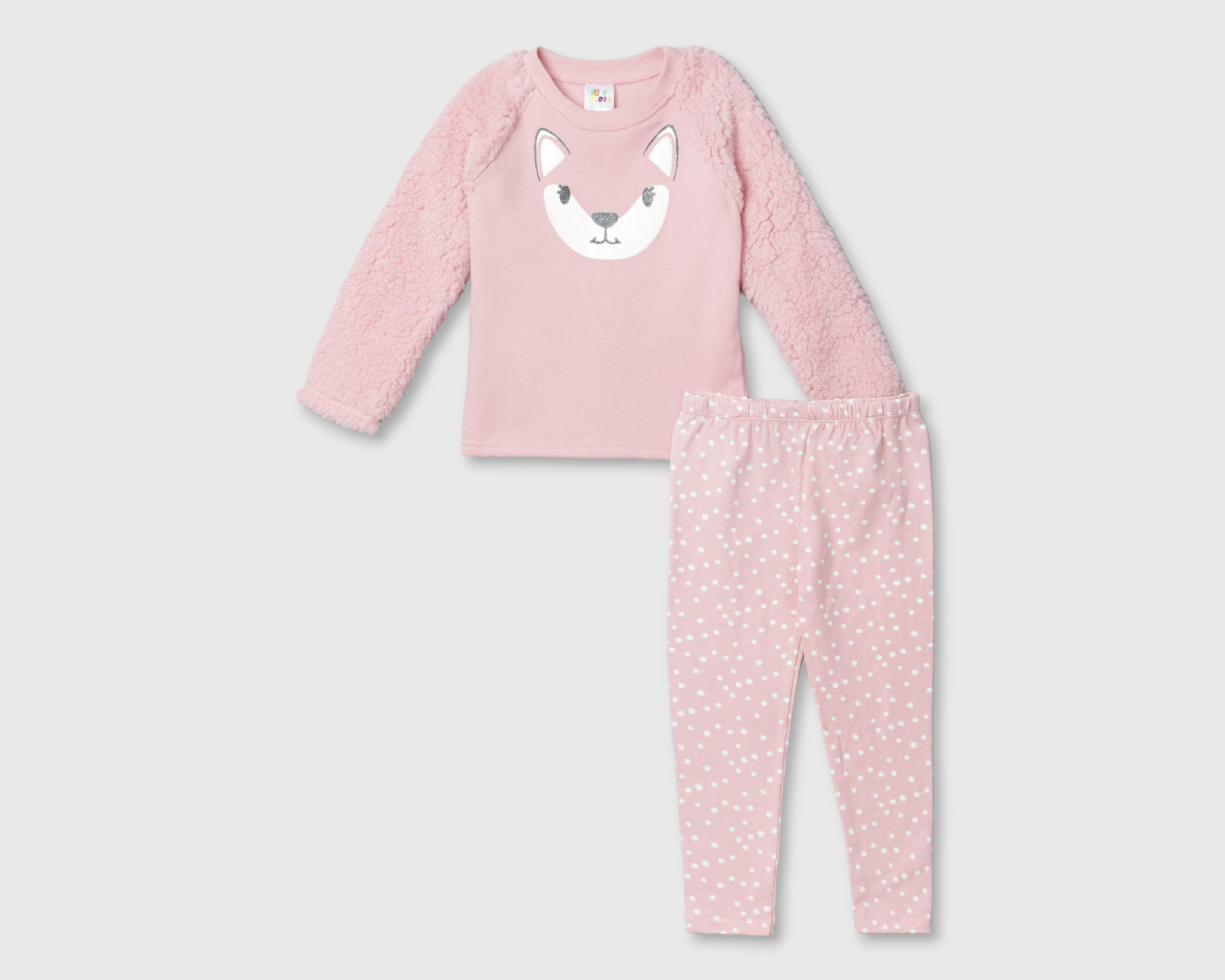 Sudadera y Pantalón Baby Colors para Bebé Niña $199