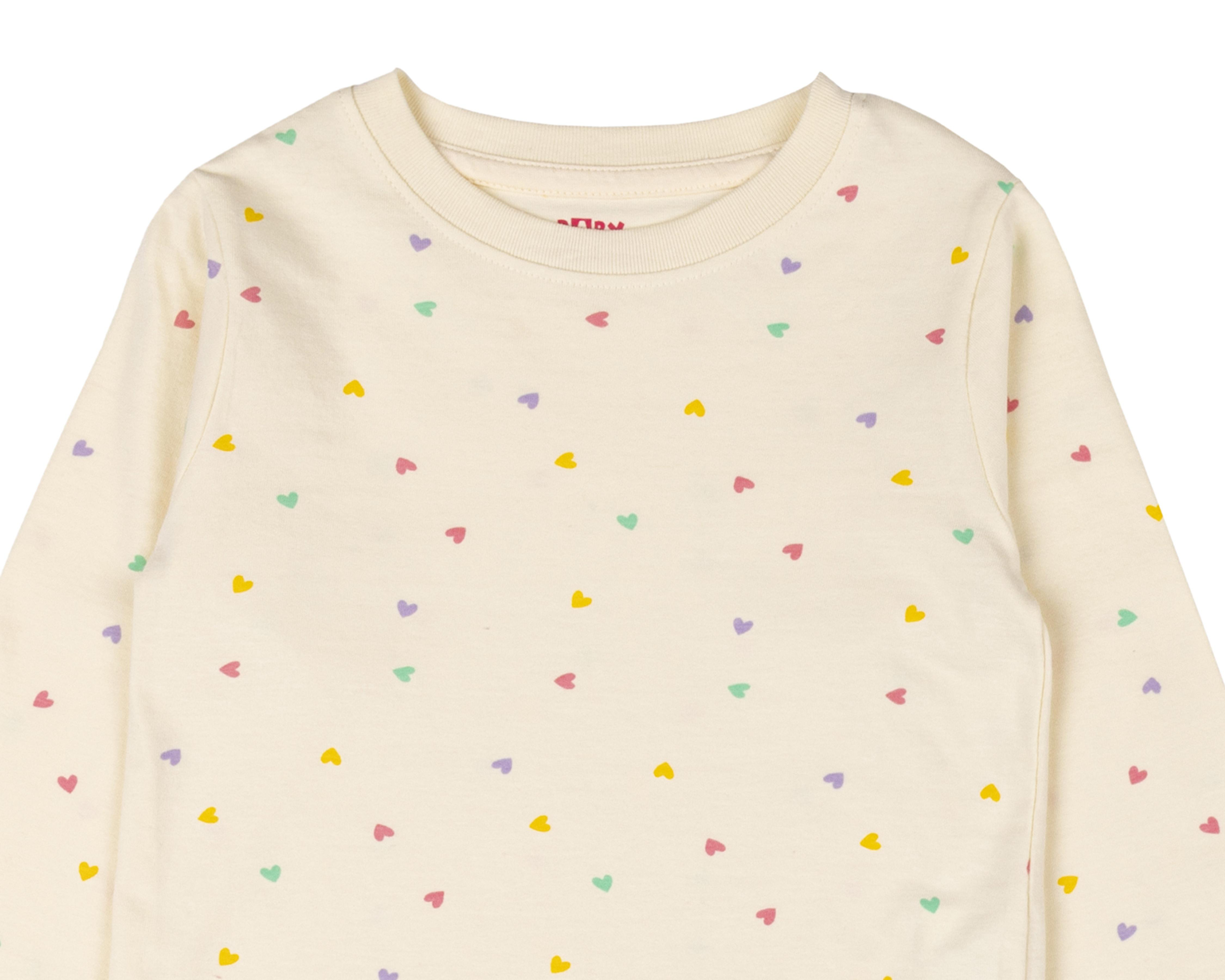 Foto 4 | Playera Baby Colors para Bebé Niña 2 Piezas