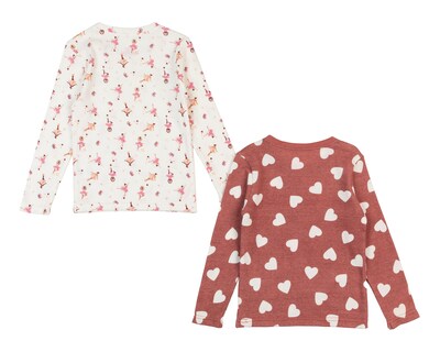 Foto 2 | Playera Baby Colors de Algodón para Bebé Niña 2 Piezas