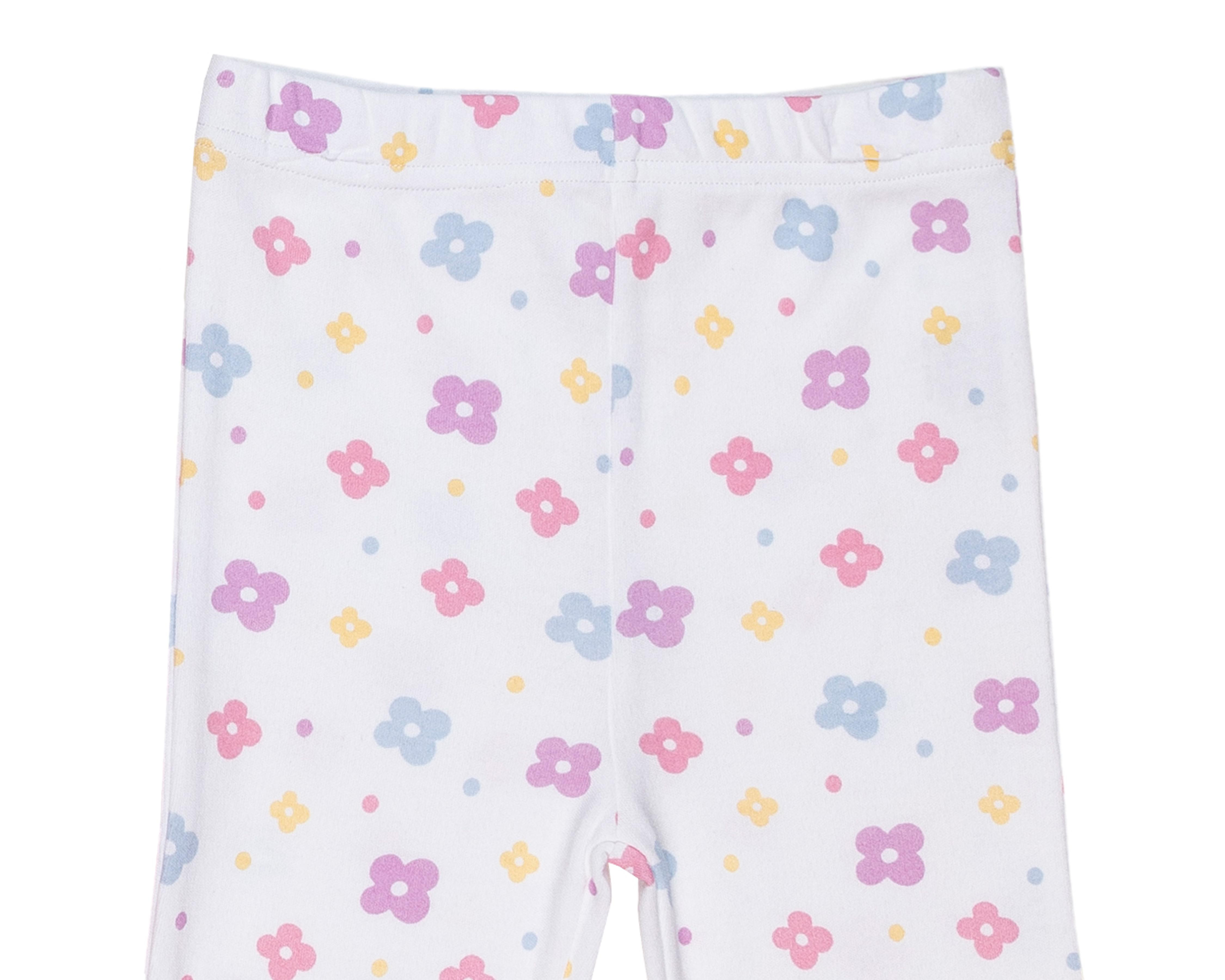 Foto 6 pulgar | Pantalón Baby Colors de Algodón para Bebé Niña 3 Piezas