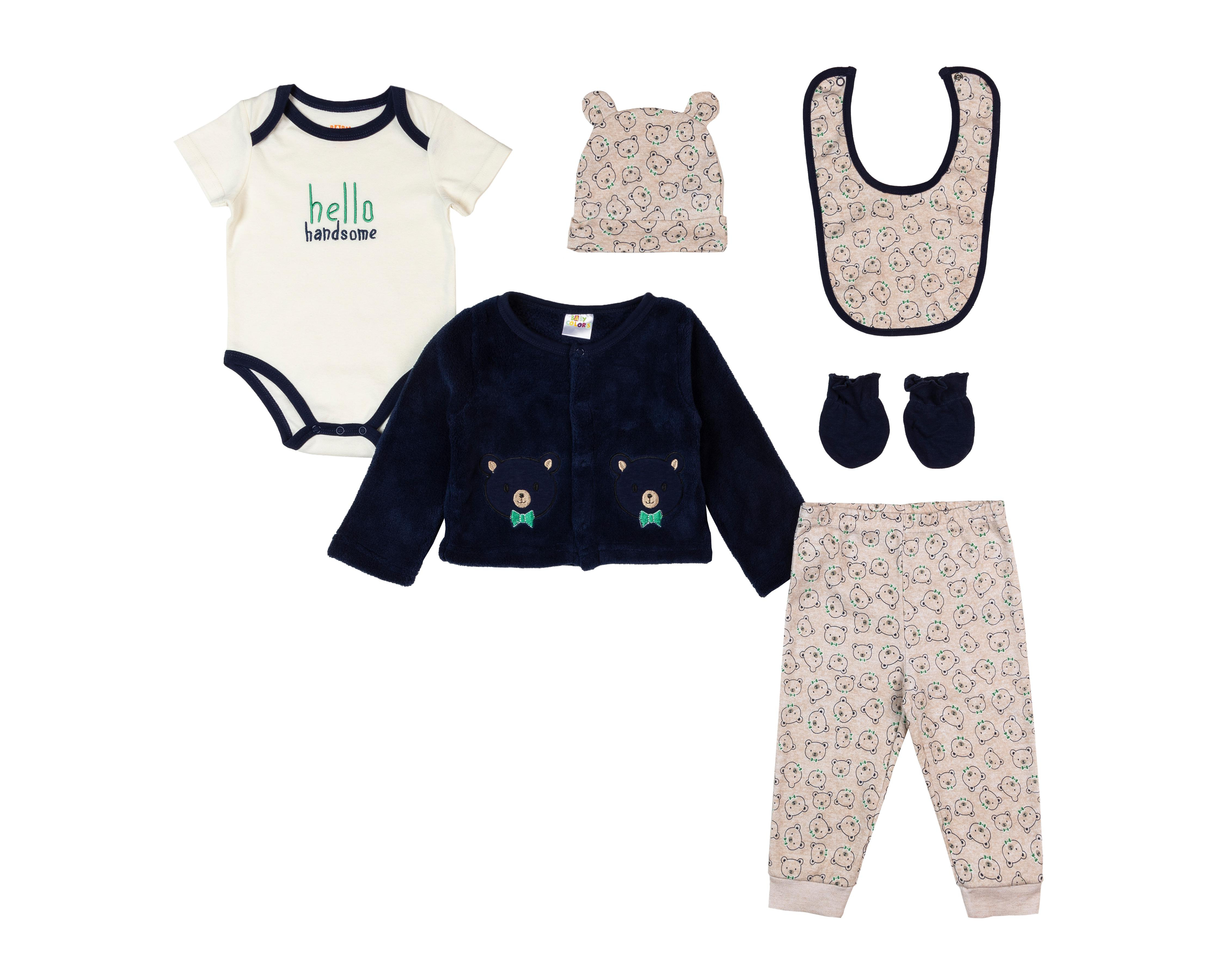 Conjunto Baby Colors para Bebé Niño 6 Piezas $199