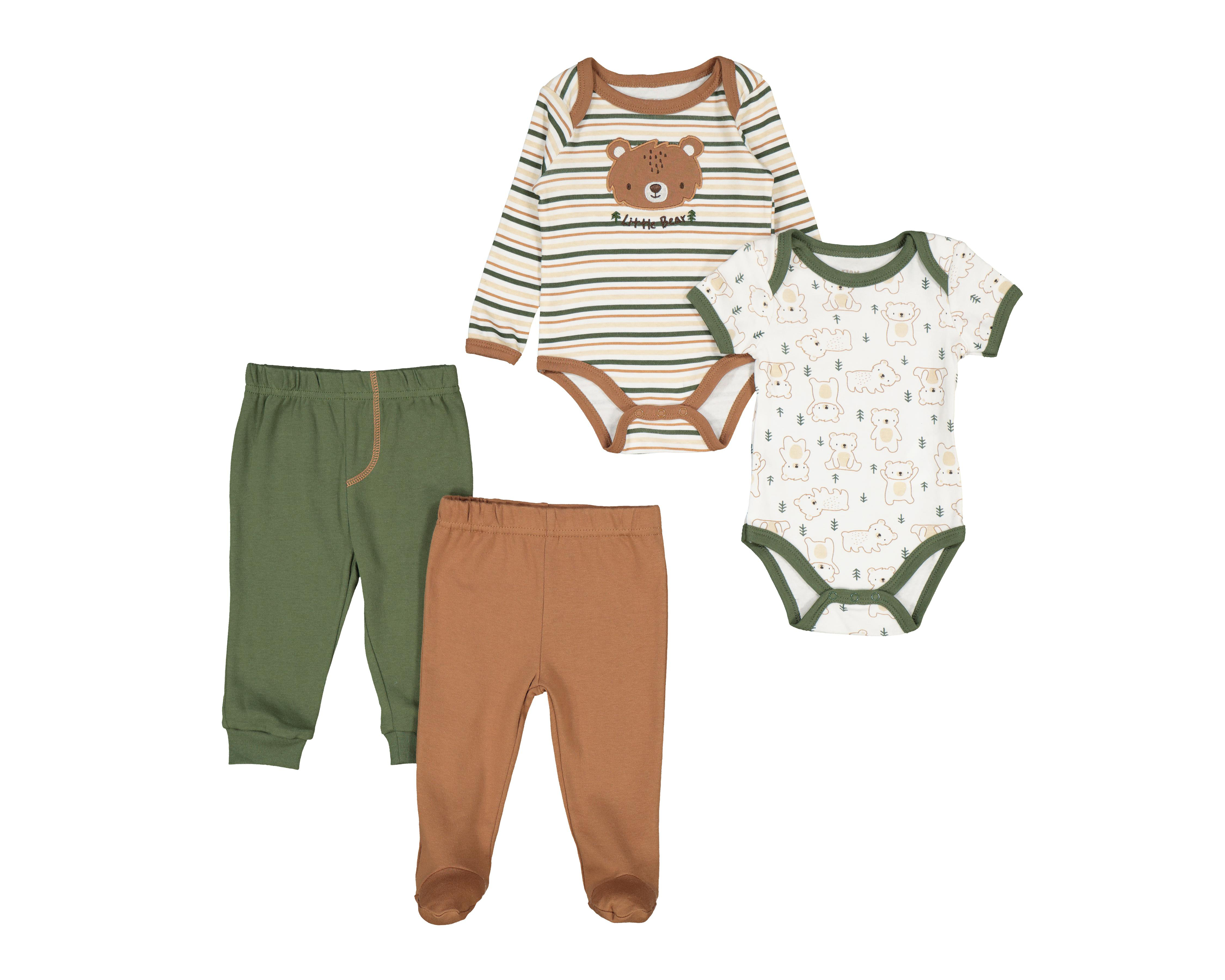 Conjunto Baby Colors para Bebé Niño 4 Piezas