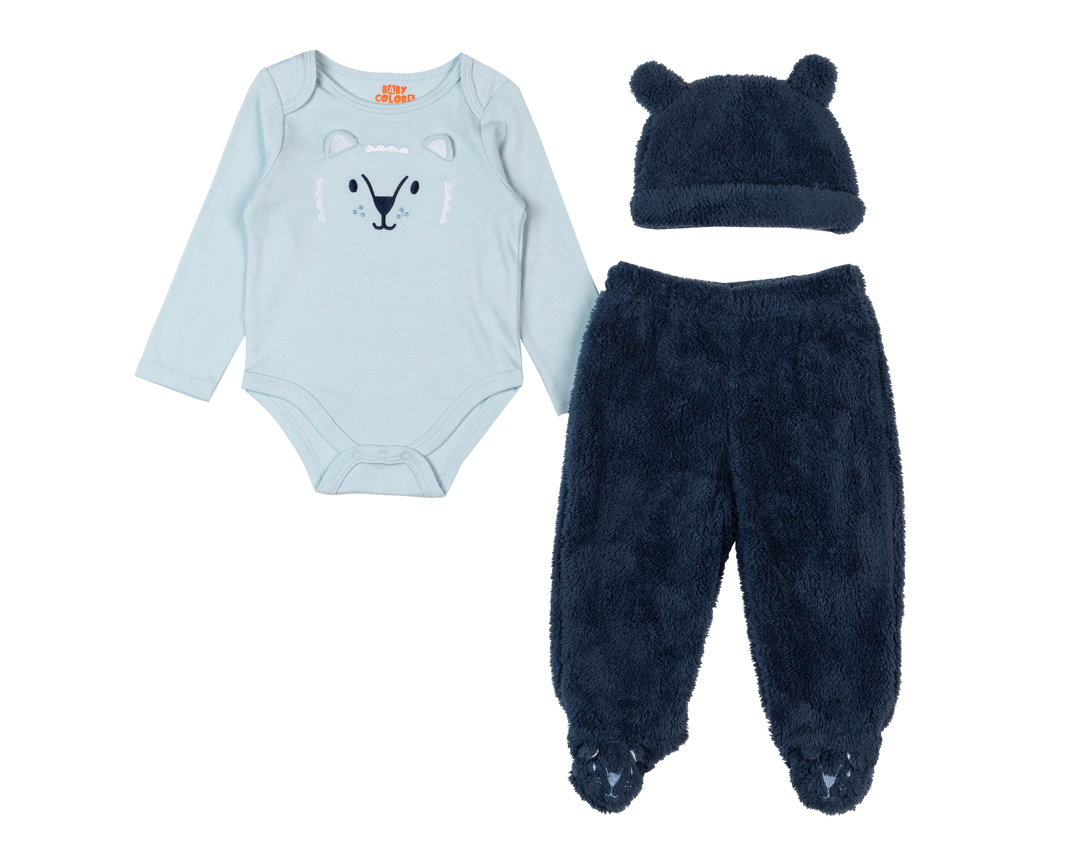 Conjunto Baby Colors para Bebé Niño 3 Piezas $189