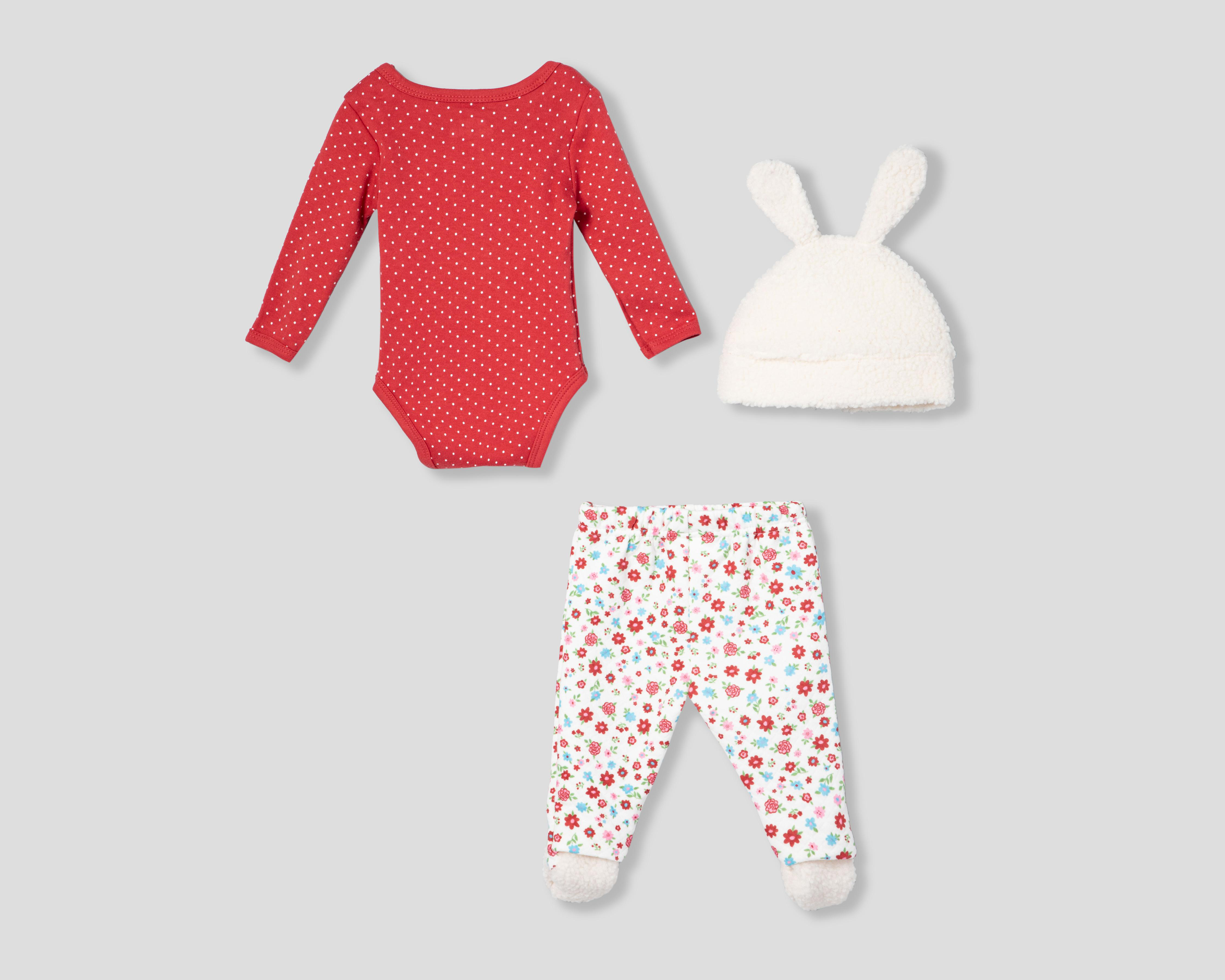 Foto 2 | Conjunto para Bebé Niña Baby Colors 3 Piezas