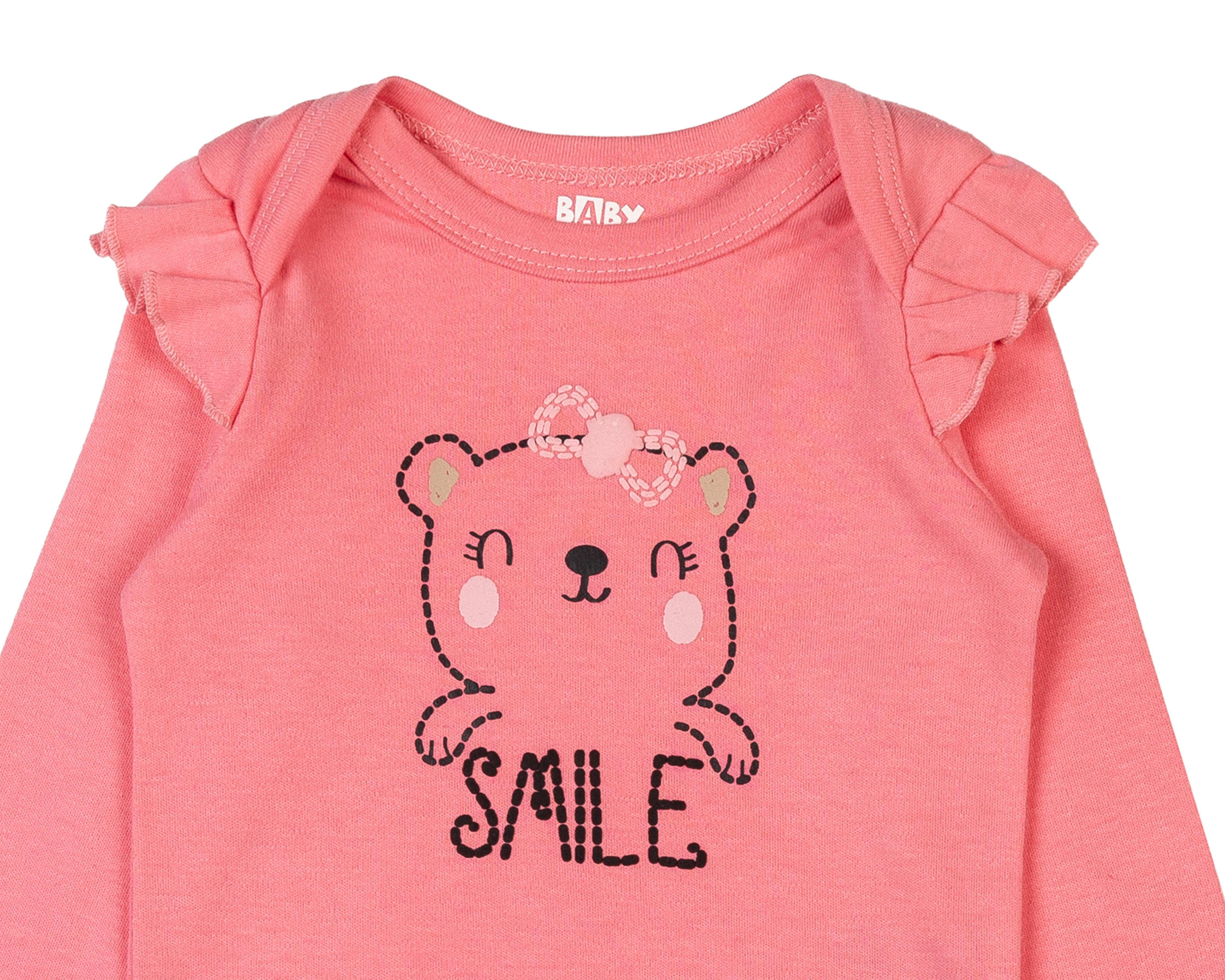 Foto 3 | Conjunto Baby Colors para Bebé Niña 3 Piezas