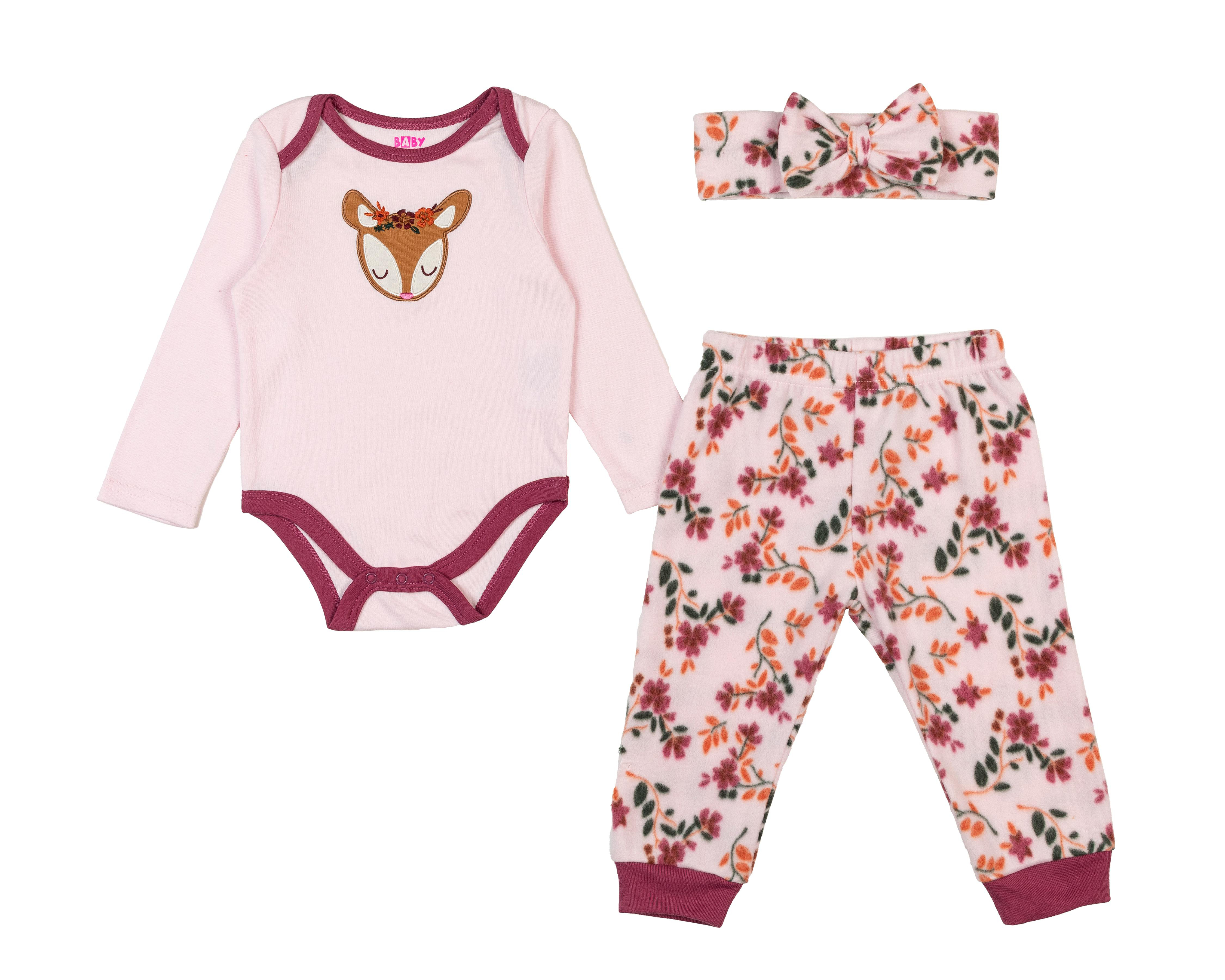 Conjunto Baby Colors para Bebé Niña 3 Piezas