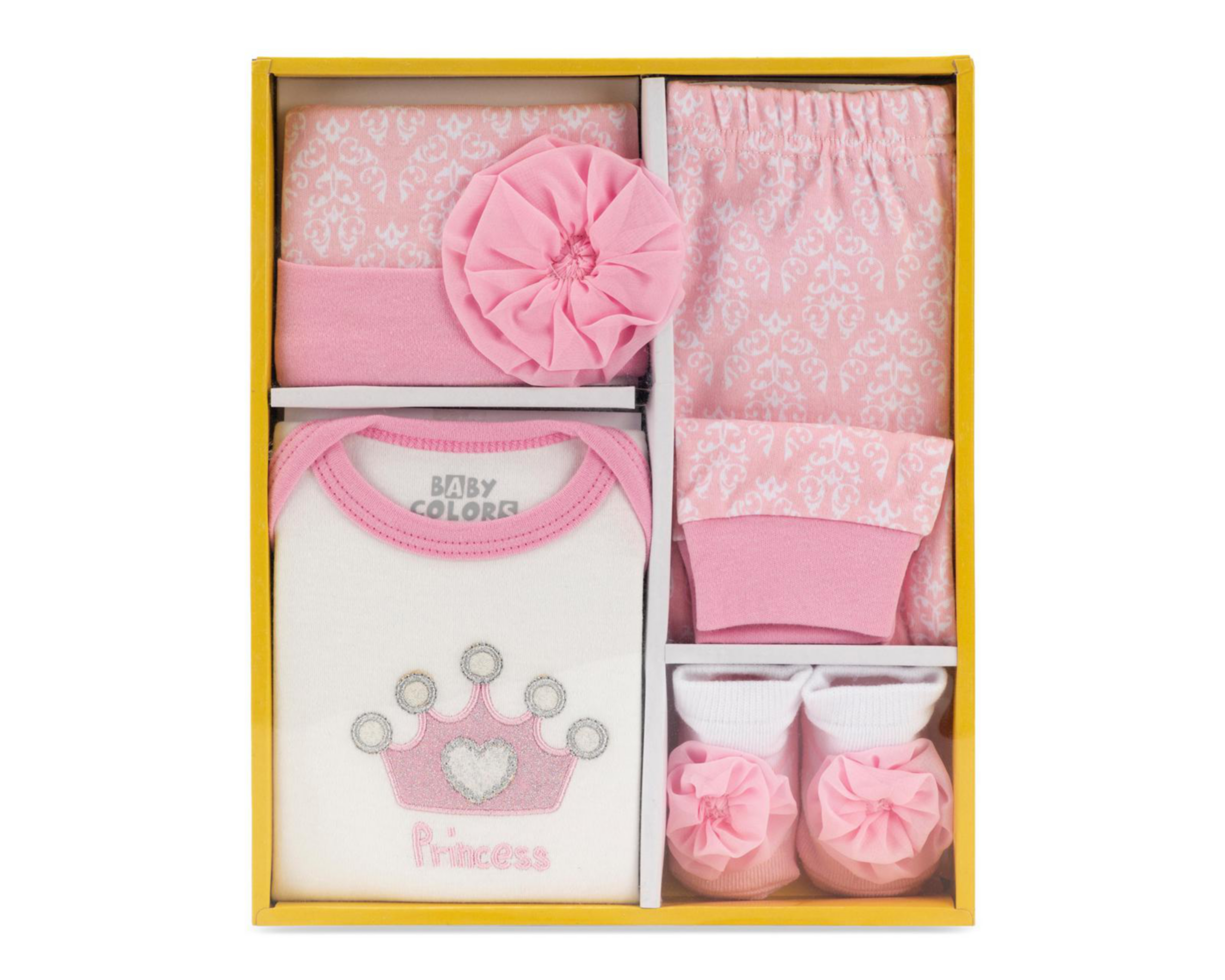 Foto 8 pulgar | Caja de Regalo Baby Colors para Bebé Niña 4 Piezas