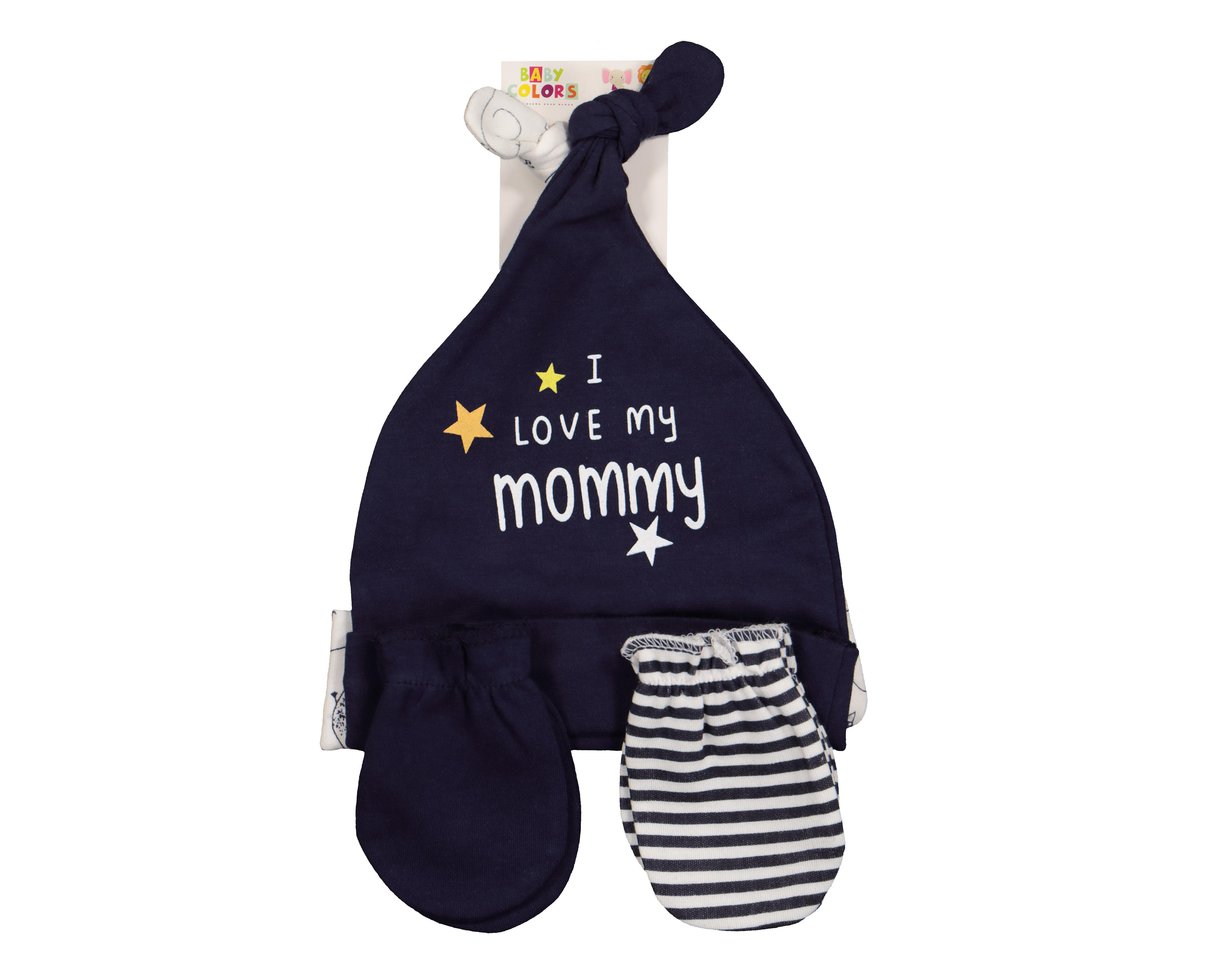 Foto 5 | Gorro y Guantes Baby Colors con Estampado 4 Piezas