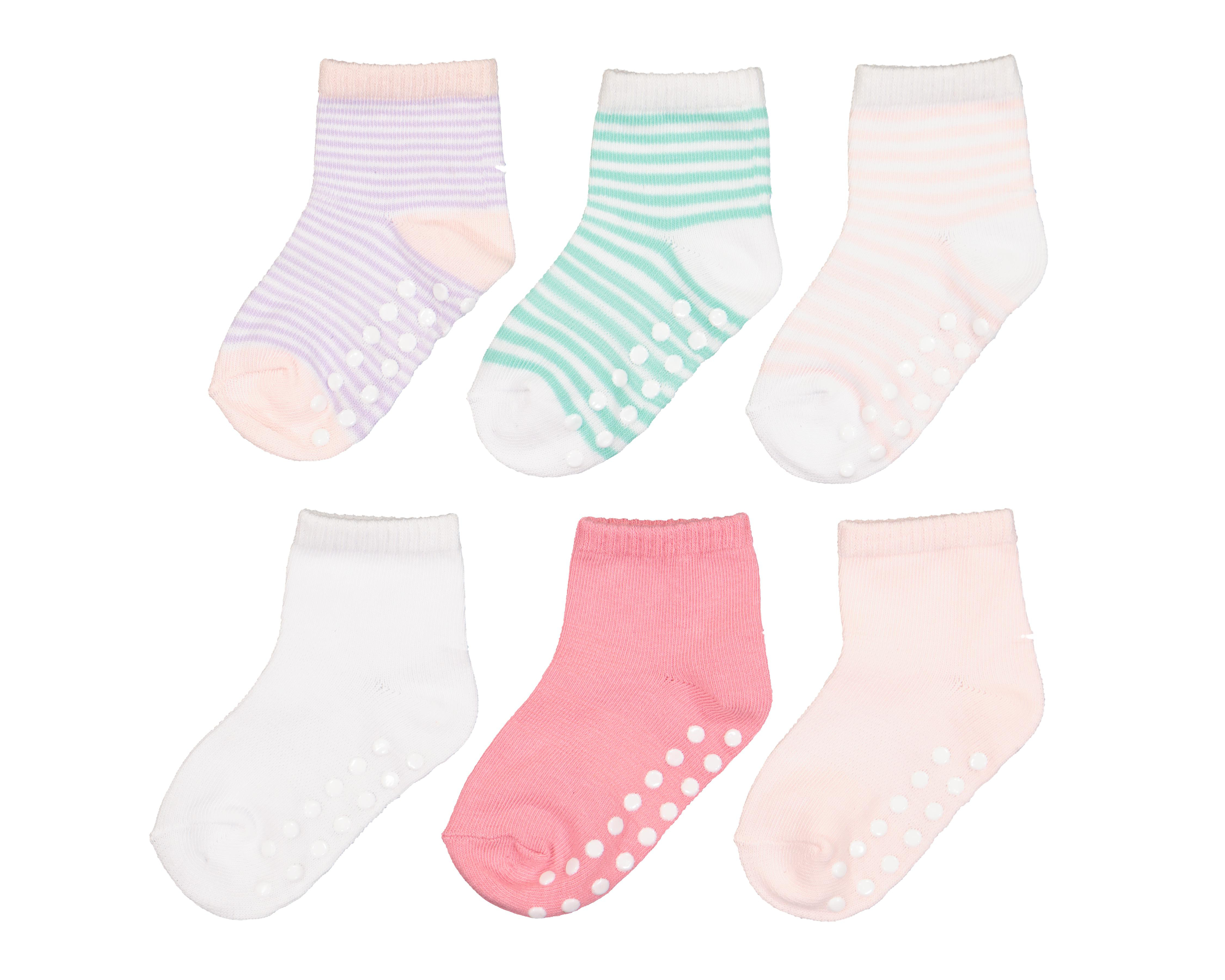 Calcetas Baby Colors para Bebé Niña 6 Pares $91