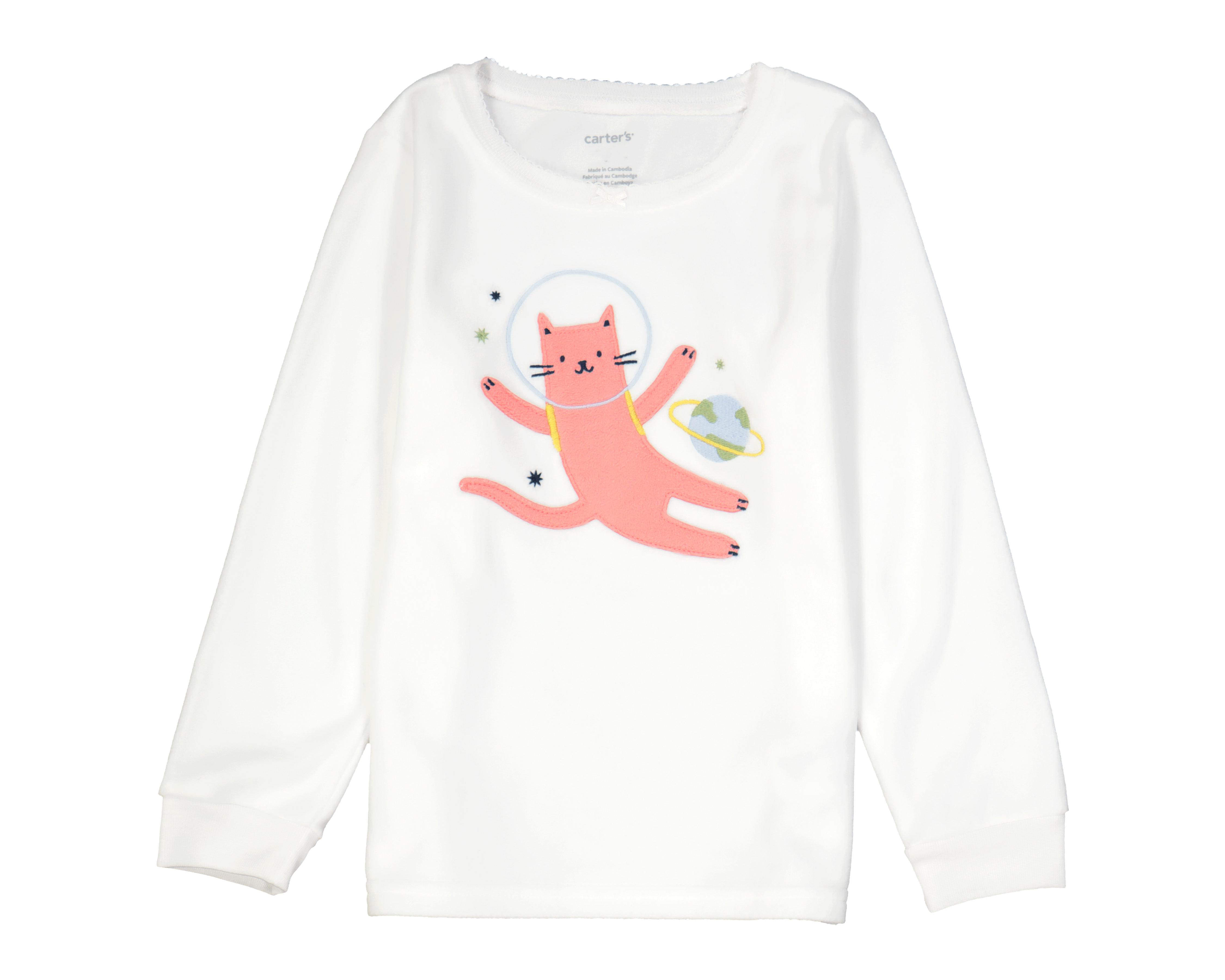 Foto 4 pulgar | Pijama Carter's de Gatitos para Bebé Niña