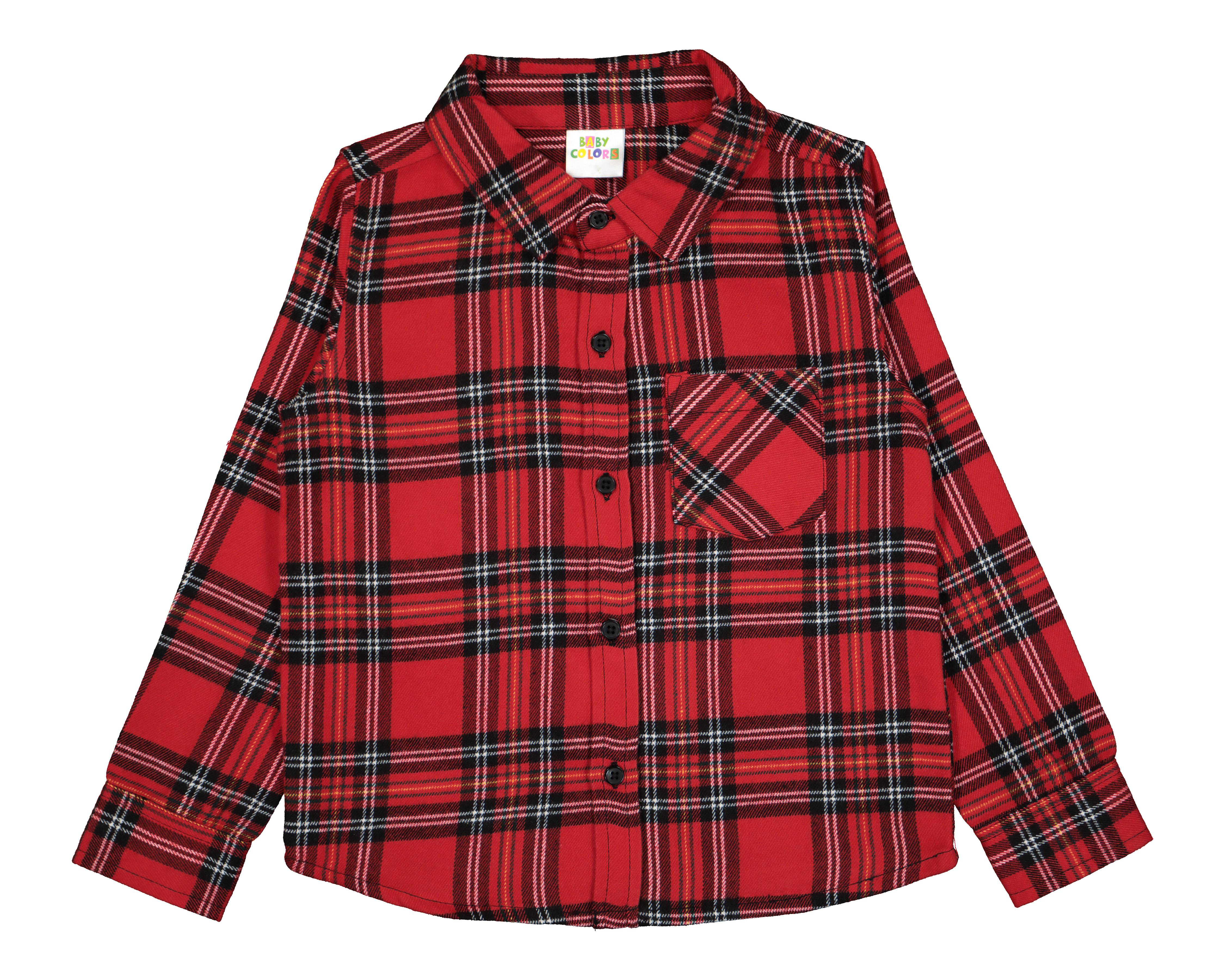 Foto 1 | Camisa Baby Colors a Cuadros para Bebé Niño