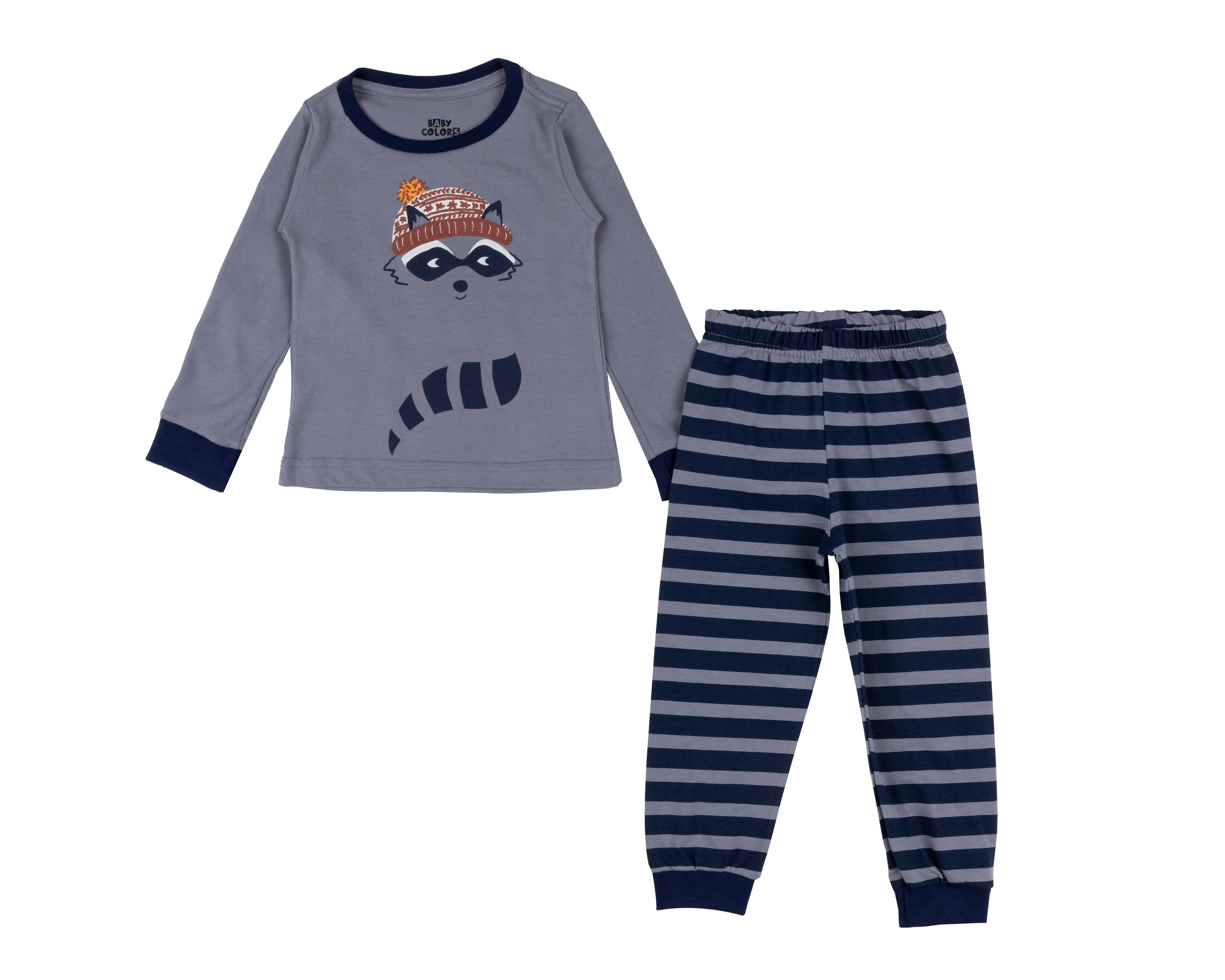 Foto 2 pulgar | Pijama Baby Colors con Estampado para Bebé Niño