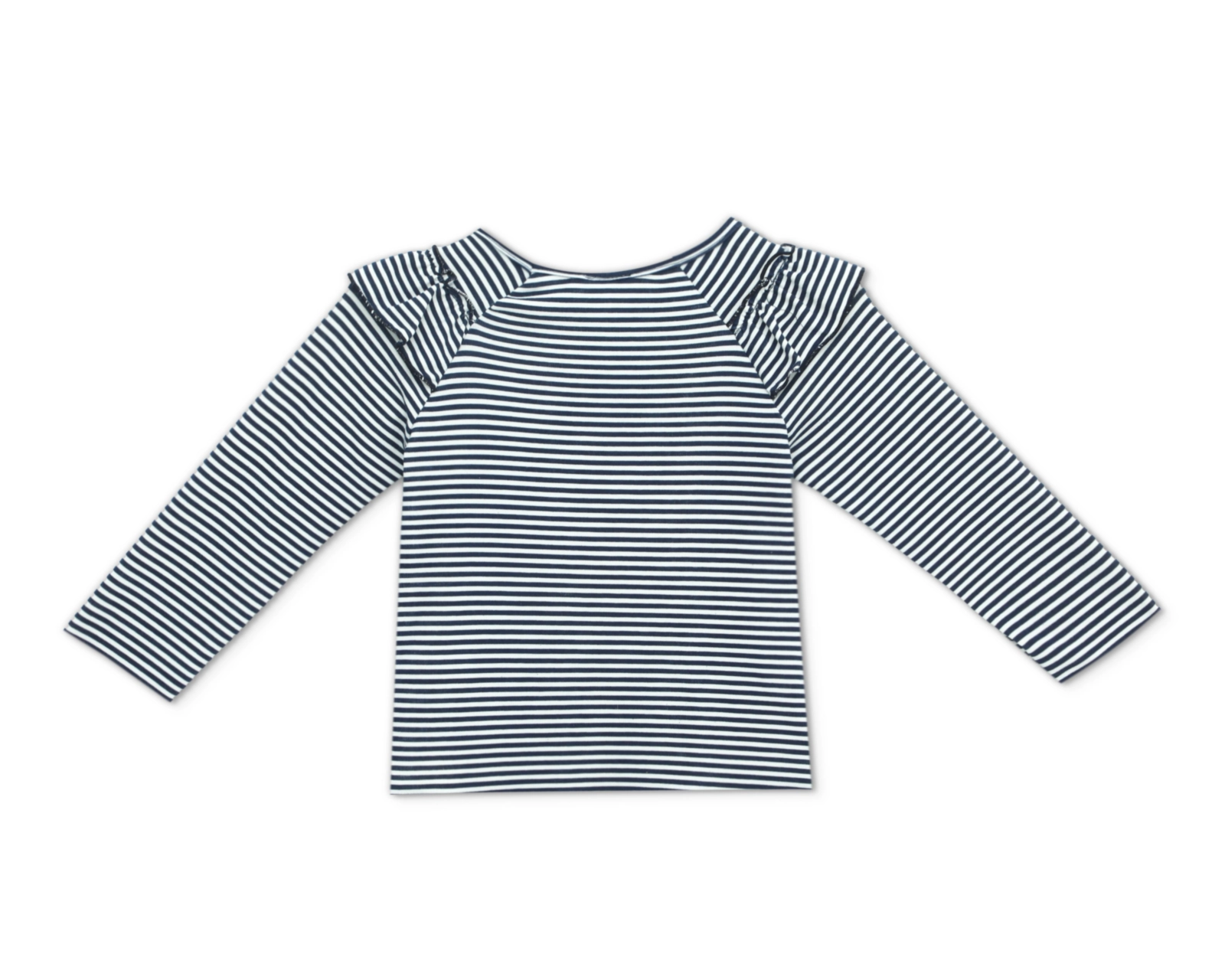 Foto 5 pulgar | Blusa Baby Colors a Rayas para Bebé Niña