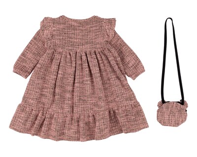 Foto 2 | Vestido para Bebé Niña Baby Colors Manga Larga con Bolsa