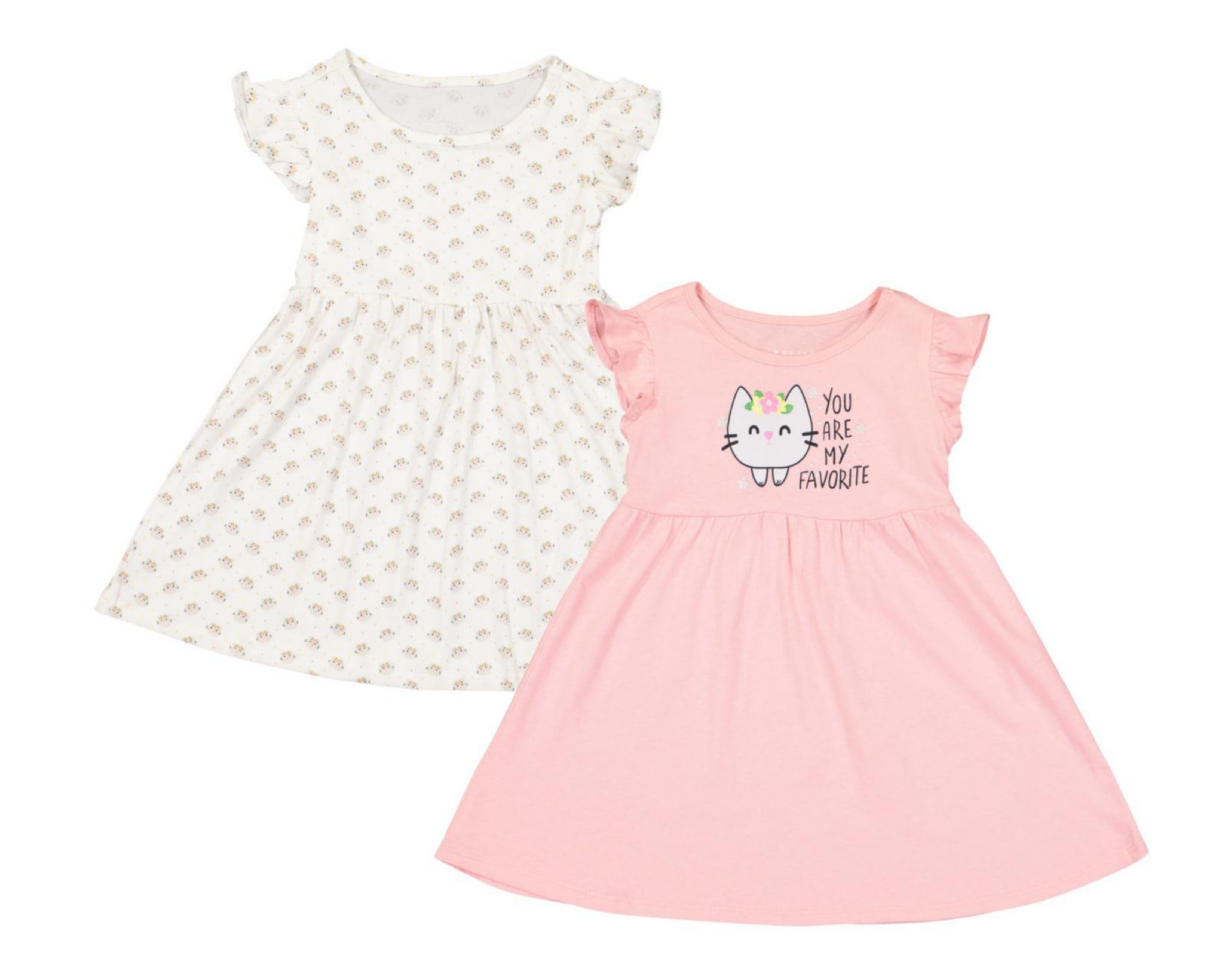 Vestido para Bebé Niña Refill 2 Piezas Estampado de Gatitos $219