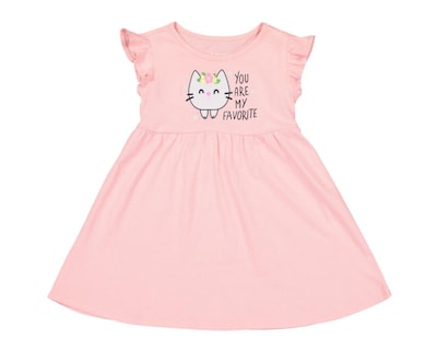 Foto 4 | Vestido para Bebé Niña Refill 2 Piezas Estampado de Gatitos