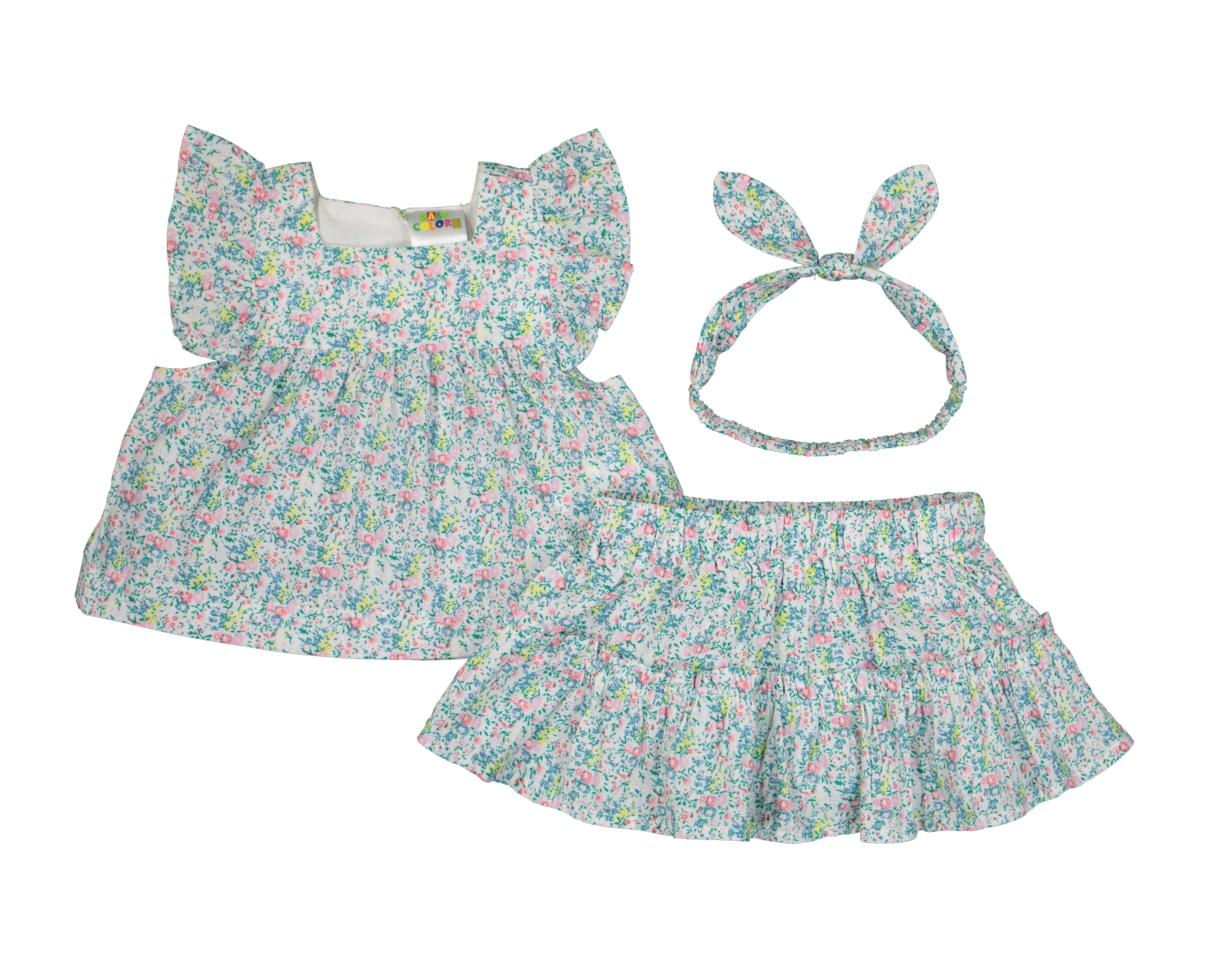 Conjunto Baby Colors para Bebé Niña 3 Piezas