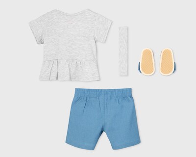 Foto 2 | Conjunto de Bebé Baby Colors con Accesorios 4 Piezas