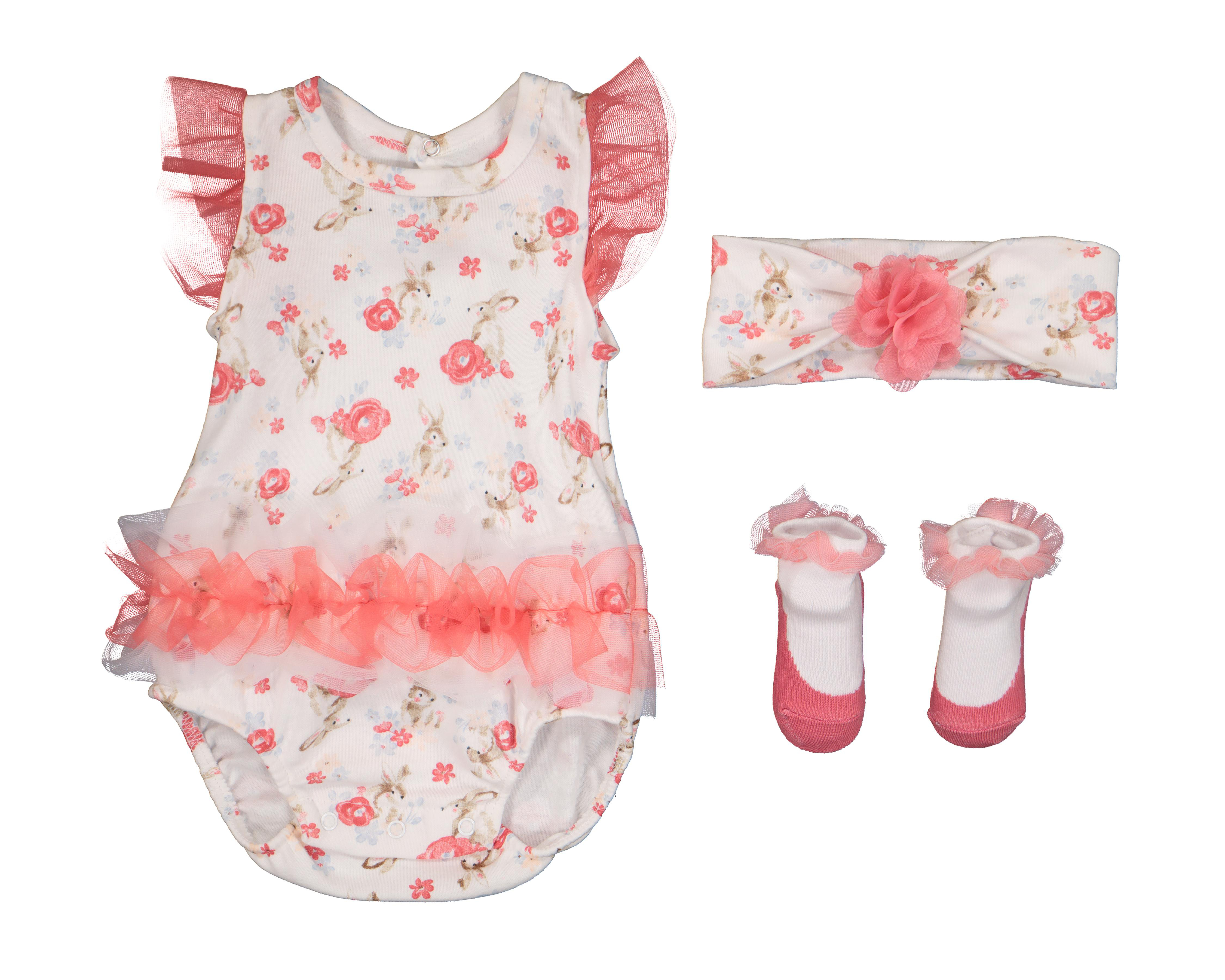 Foto 2 pulgar | Conjunto de Bebé Baby Colors con Accesorios 3 Piezas
