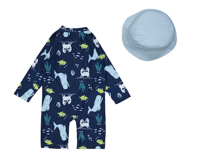 Foto 2 | Traje de Baño para Bebé Niño Rio Beach con Gorro