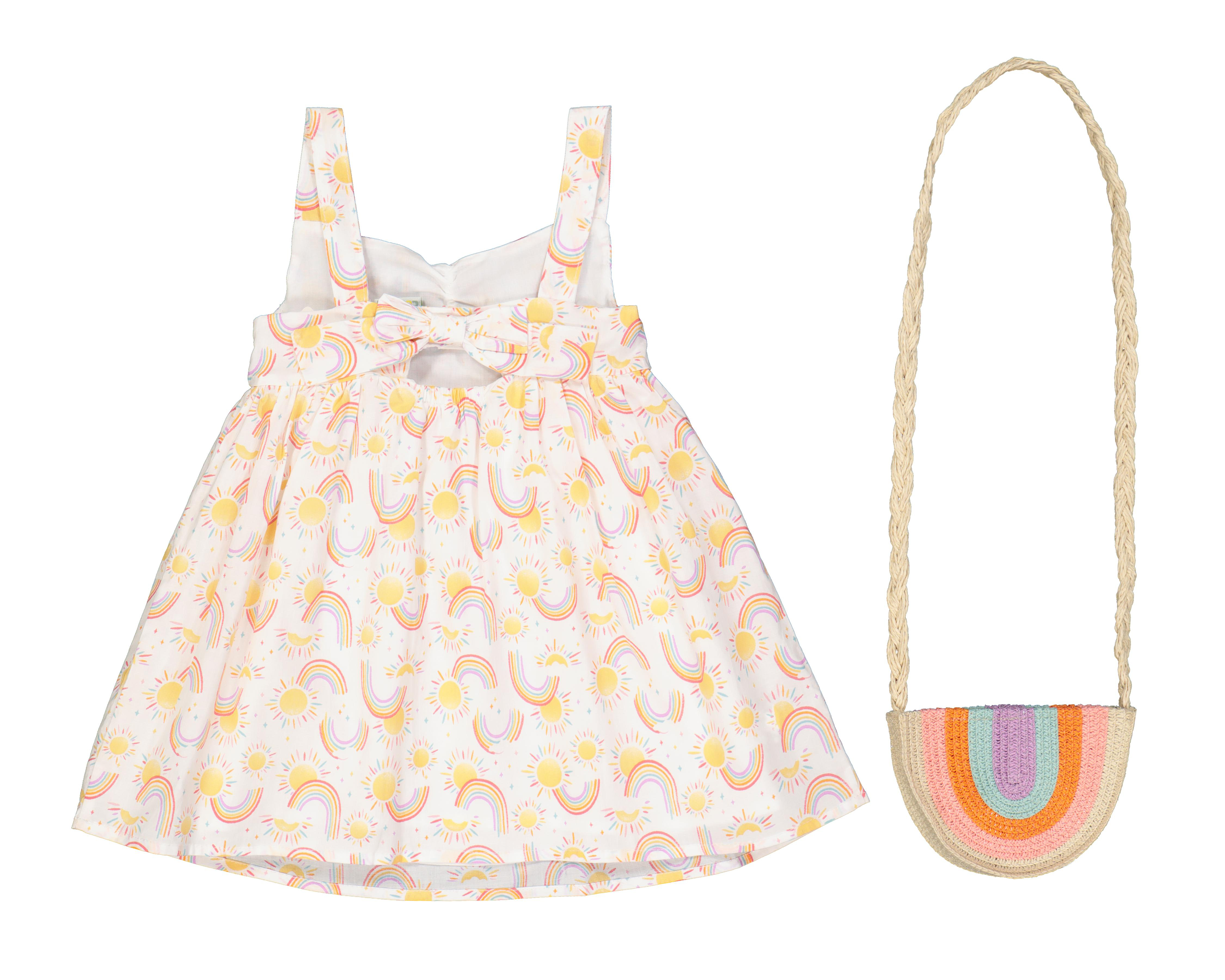 Foto 3 pulgar | Vestido Baby Colors con Bolsa para Bebé Niña
