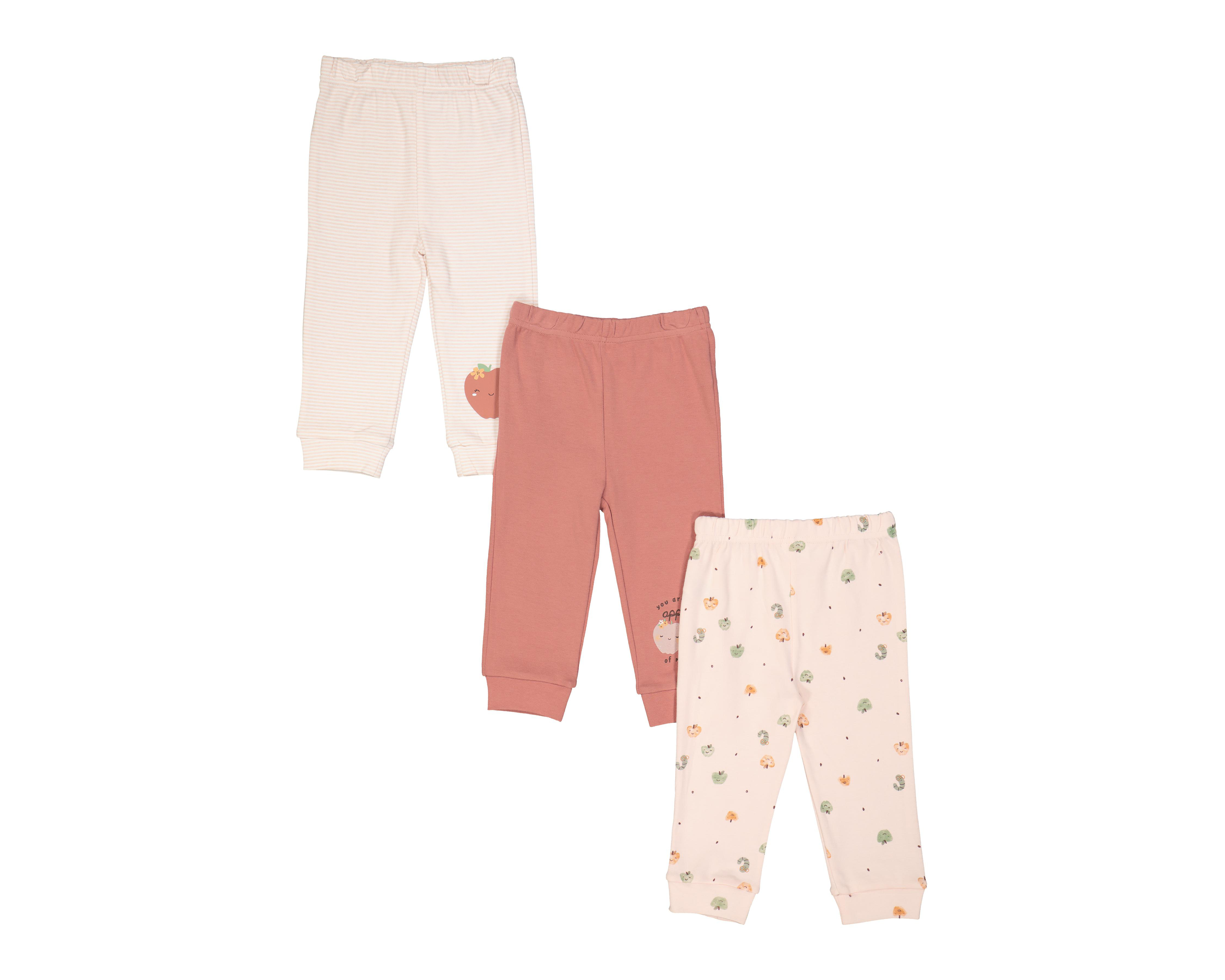 Pantalón Baby Colors para Bebé Niña 3 Piezas