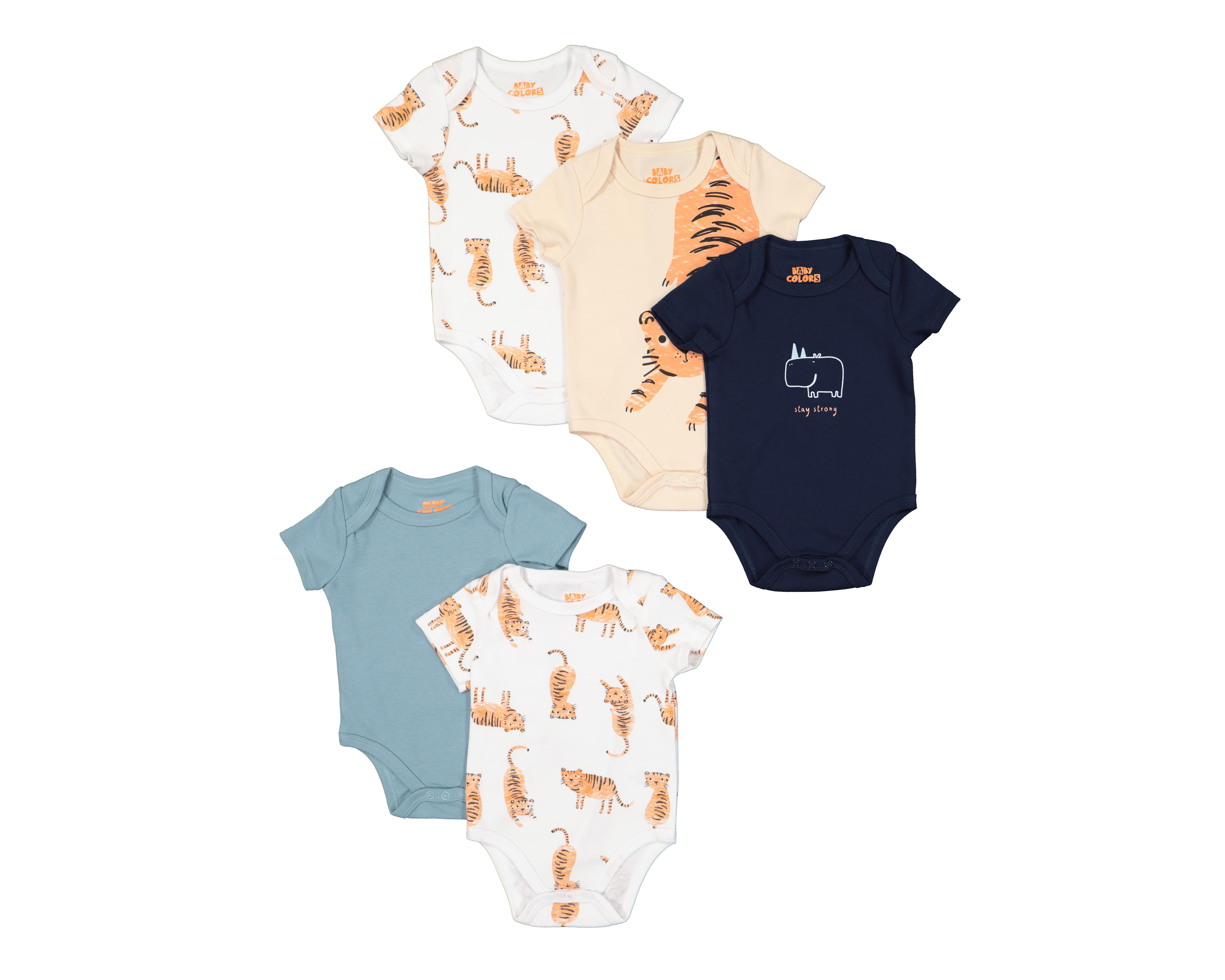 Pañalero Baby Colors para Bebé Niño 5 Piezas $199