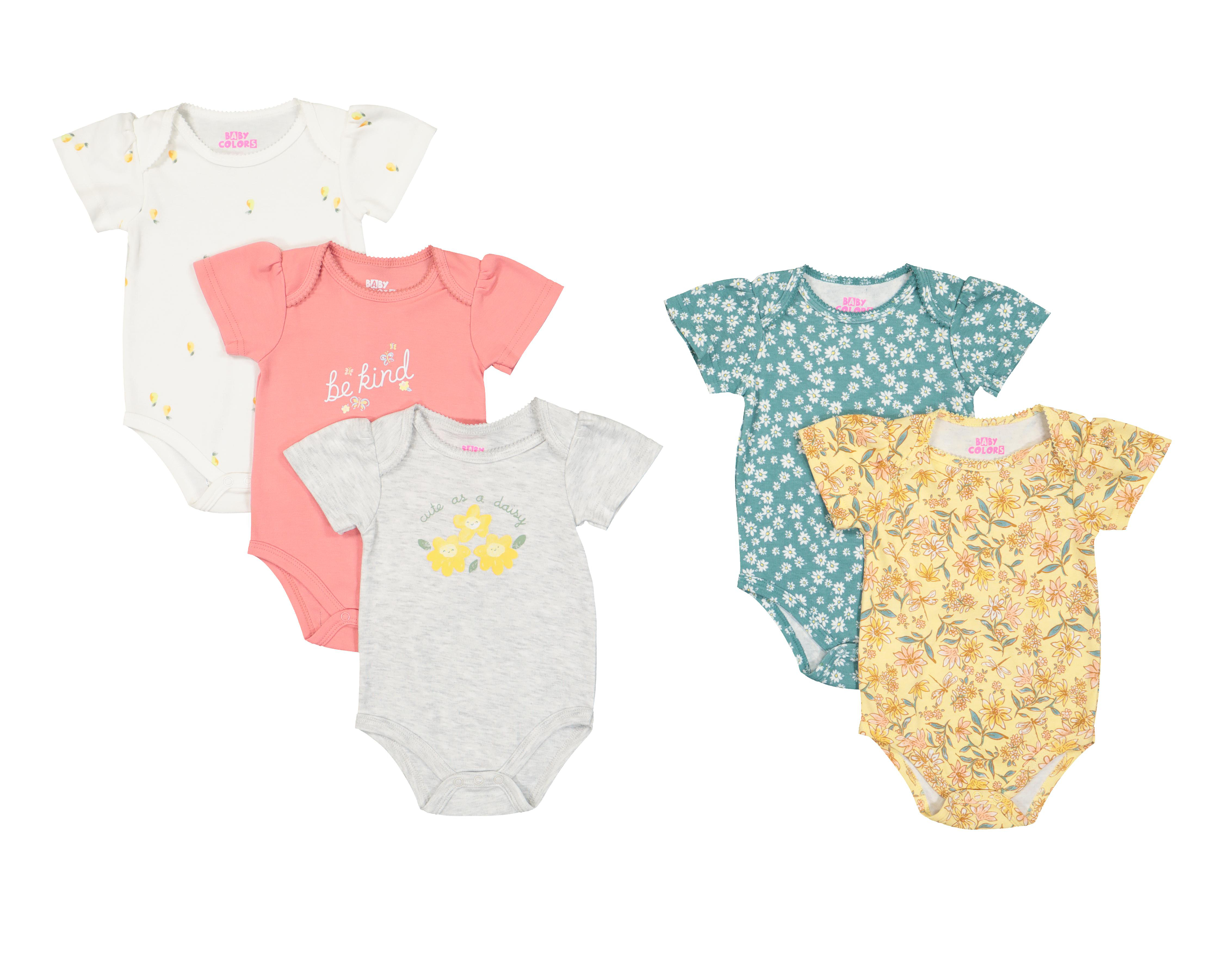 Pañalero Baby Colors para Bebé Niña 5 Piezas