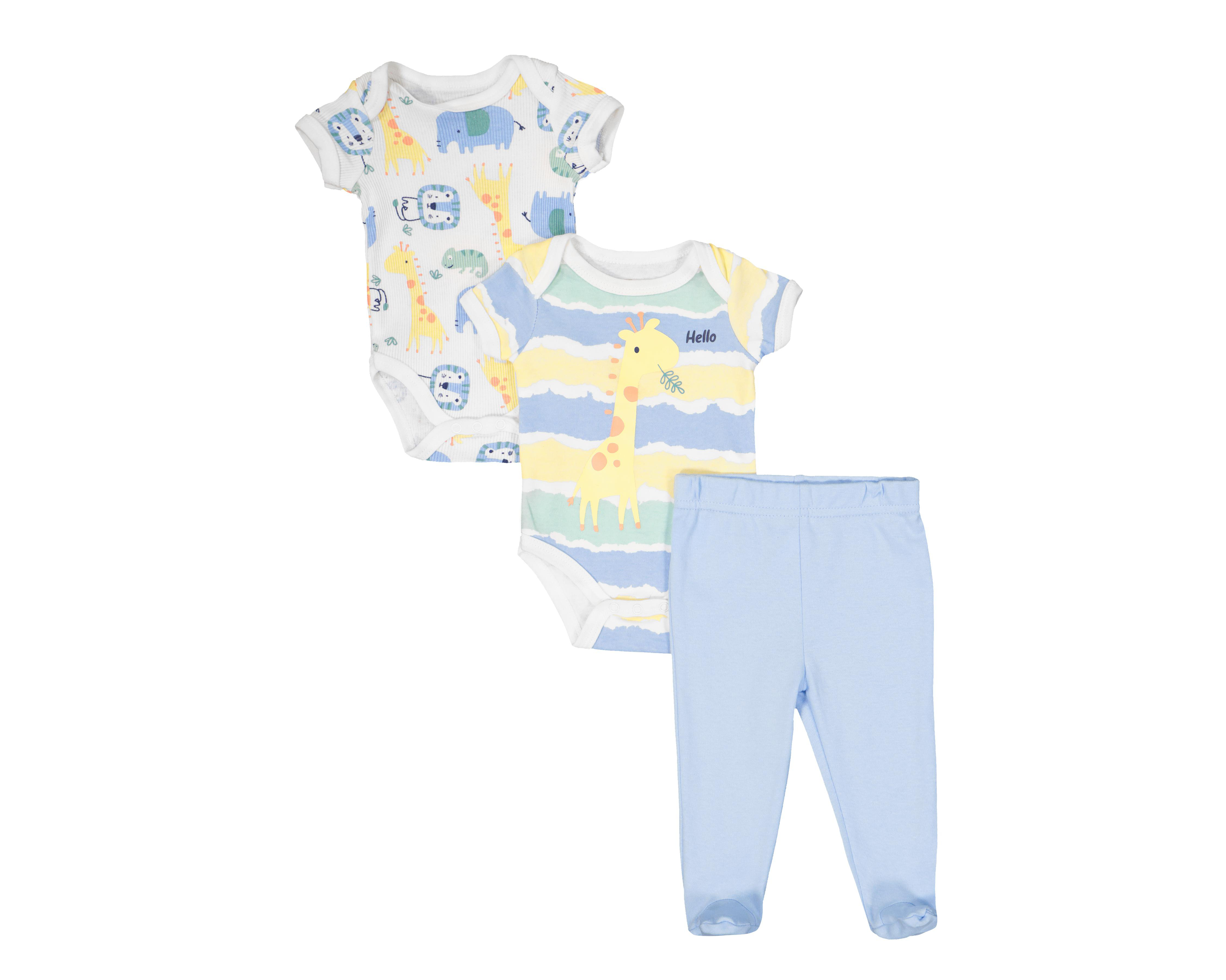 Conjunto para Bebé Niño Baby Colors 3 Piezas