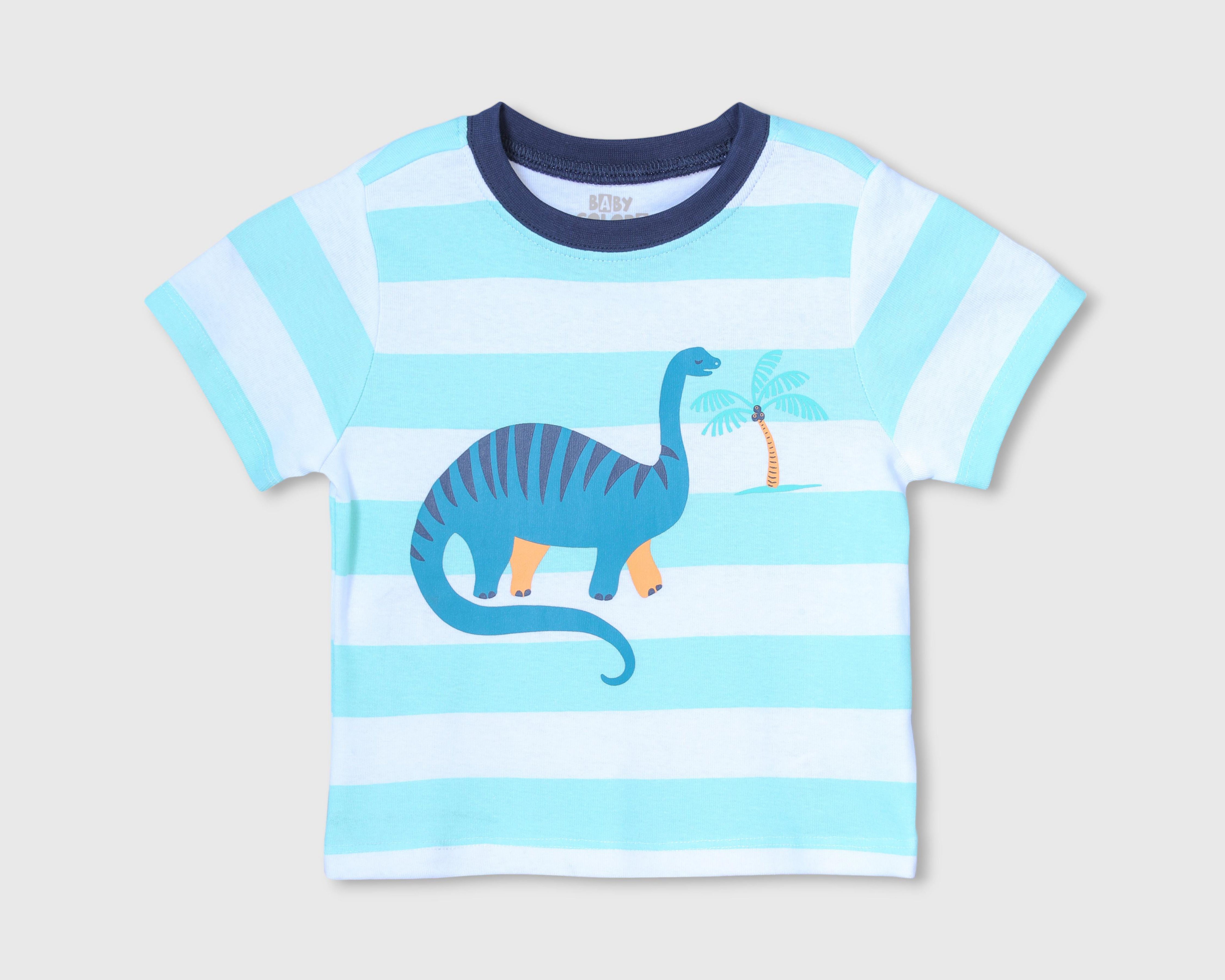 Foto 2 pulgar | Playera Baby Colors de Dinosaurio para Bebé Niño