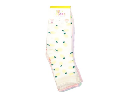 Foto 3 | Calcetas Baby Colors Antiderrapantes para Bebé Niña 6 Pares
