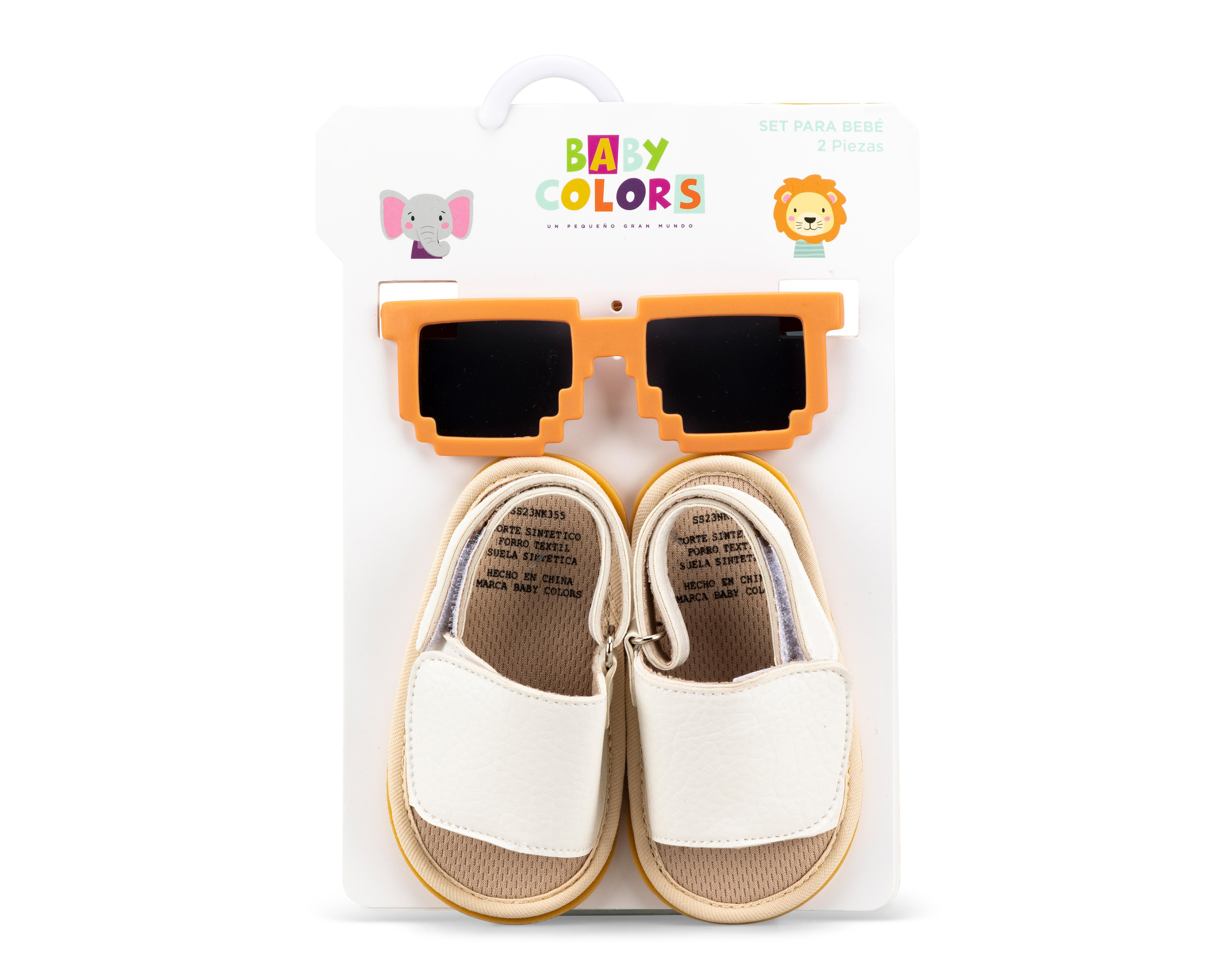 Sandalias Baby Colors + Lentes para Bebé Niña $129