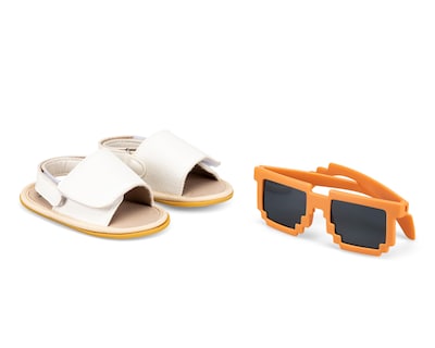 Foto 2 | Sandalias Baby Colors + Lentes para Bebé Niña