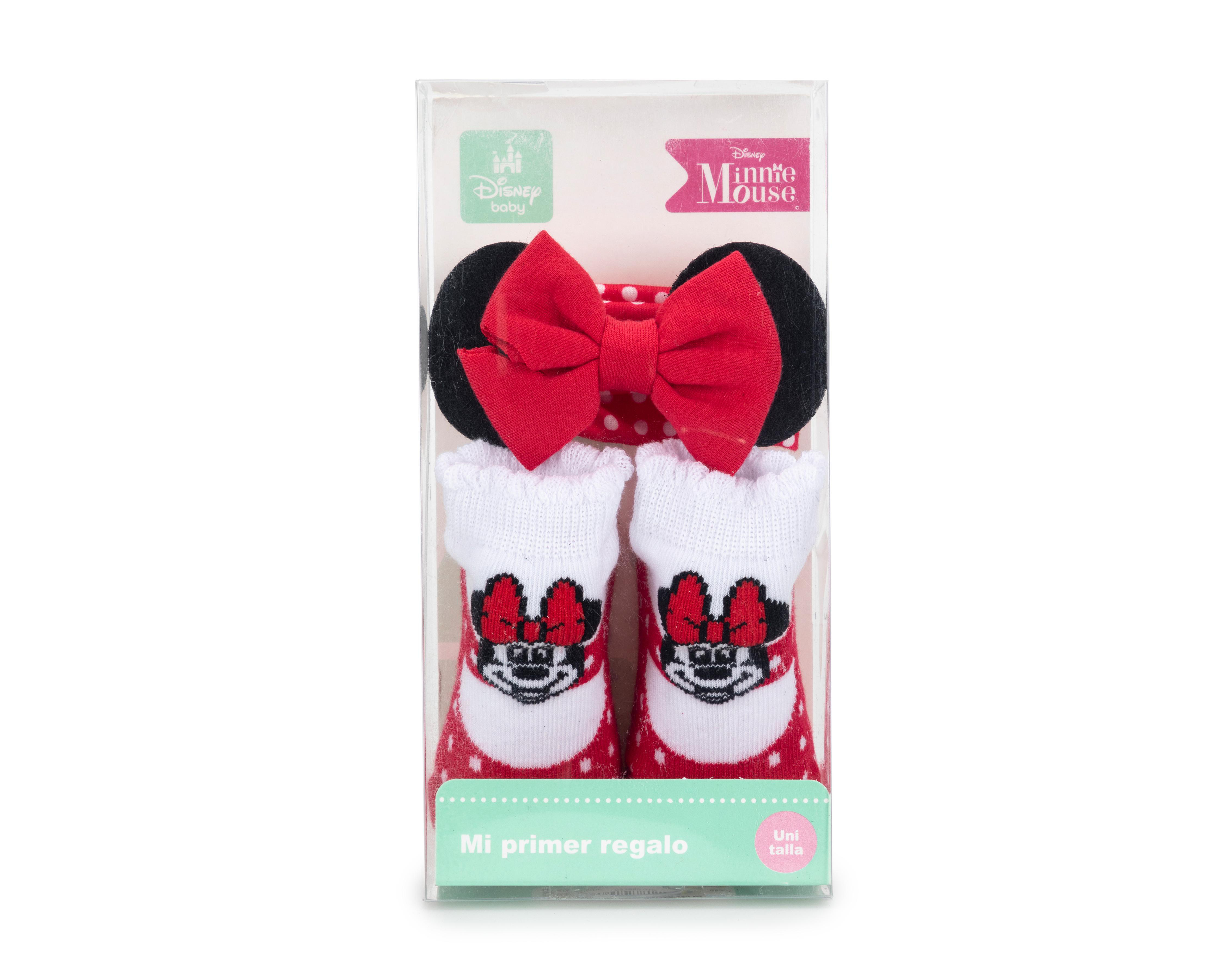 Foto 2 pulgar | Caja de Regalo Disney Baby Minnie Mouse para Bebé Niña 2 Piezas