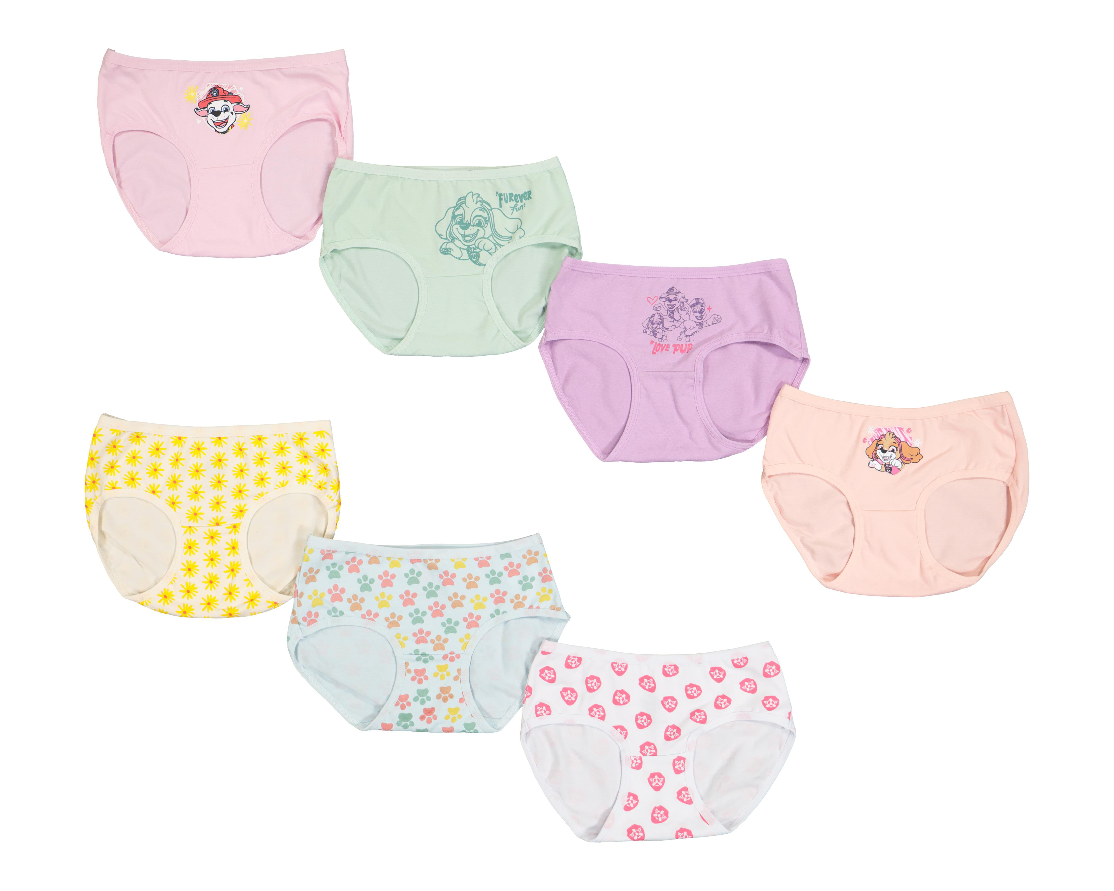 Foto 1 | Pantaleta Paw Patrol para Niña 7 Piezas