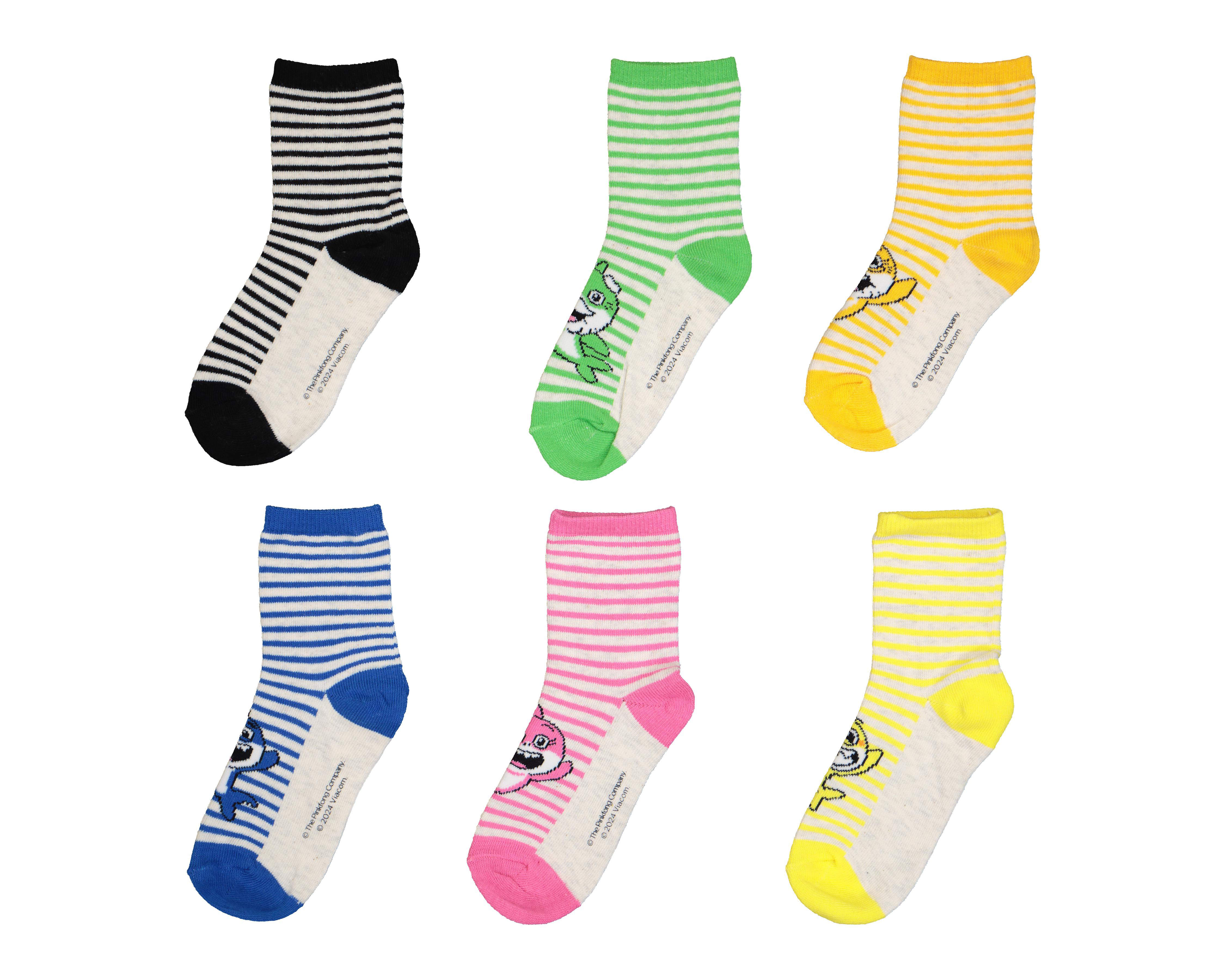 Calcetas para Bebé Niño Baby Shark 6 Pares $69