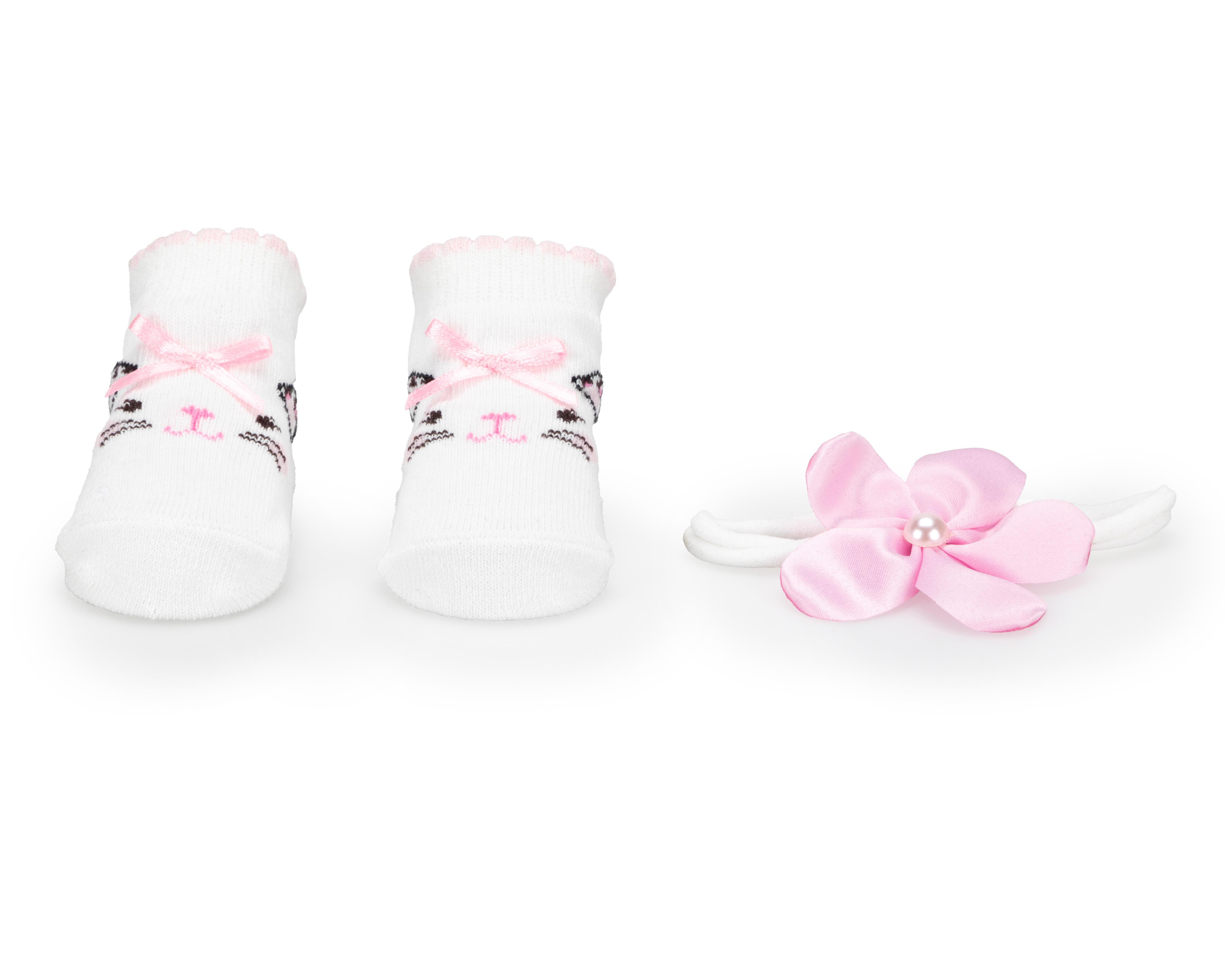Foto 5 pulgar | Calcetas Baby Colors con Tiara para Bebé Niña 3 Pares
