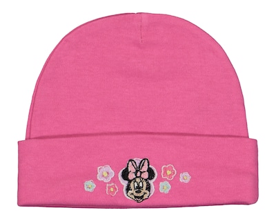 Foto 5 | Gorro de Algodón Disney Baby Minnie Mouse para Bebé Niña 3 Piezas
